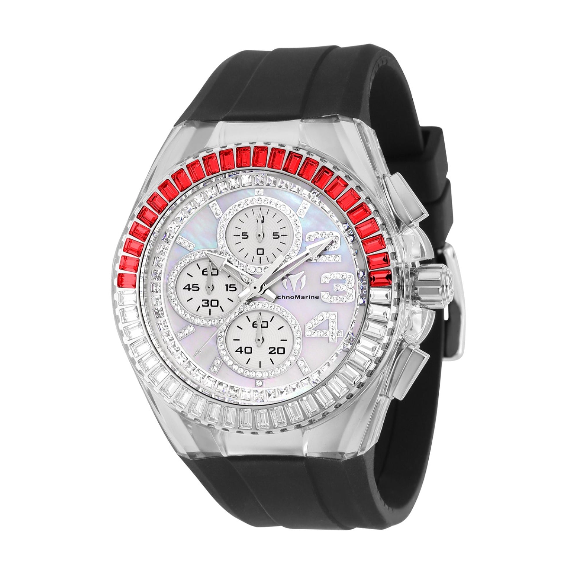 TechnoMarine Quartz Glitz Silver Dial Men's Watch TM-121025