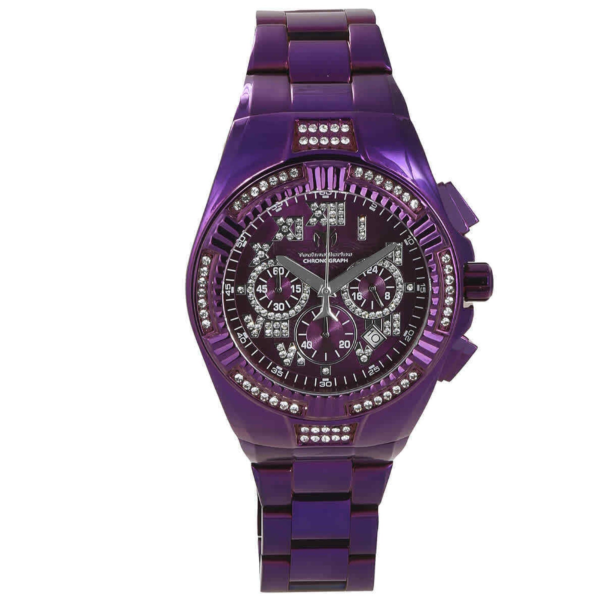 TechnoMarine Quartz Purple Dial Men's Watch TM-121231