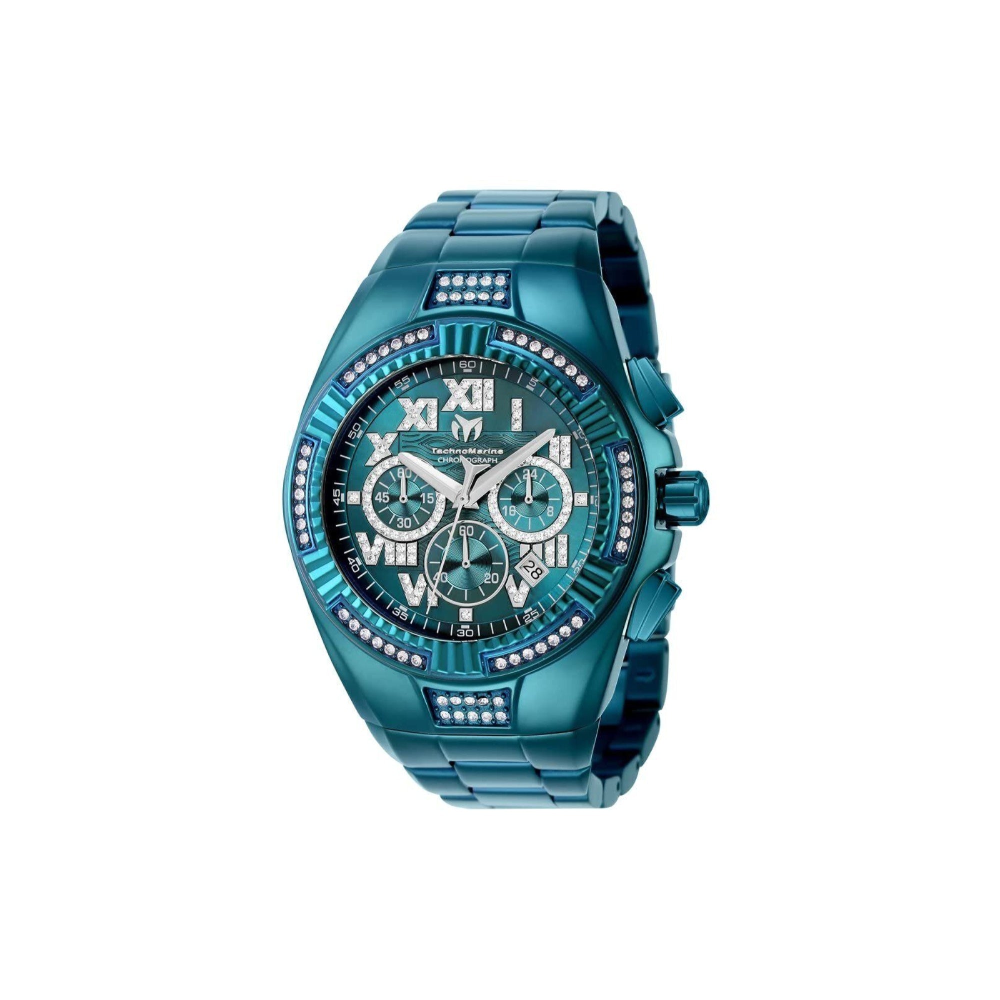 TechnoMarine Quartz Green Dial Men's Watch TM-121233