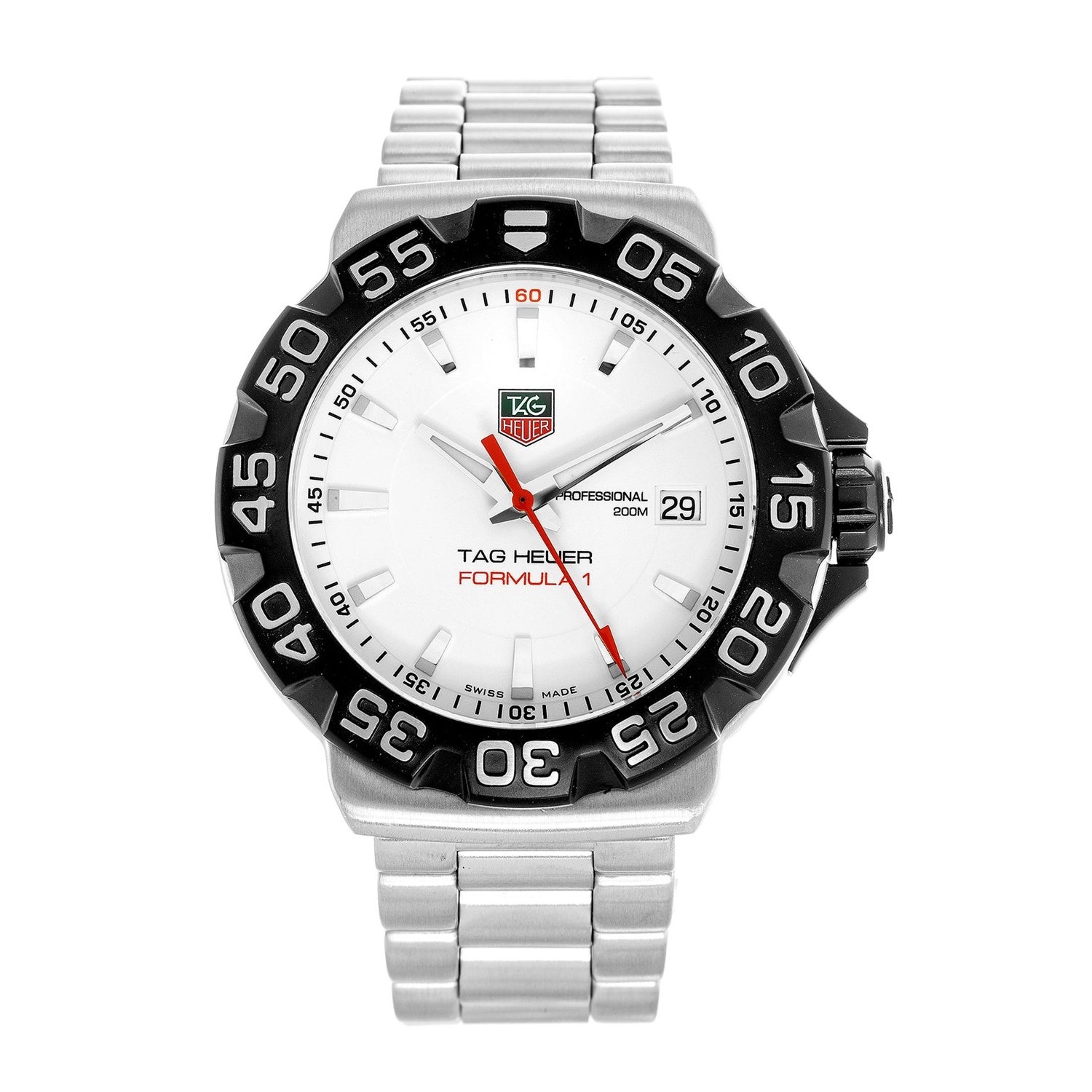 Tag Heuer Formula 1 Quartz Silver Dial Men's Watch WAH1111.BA0850