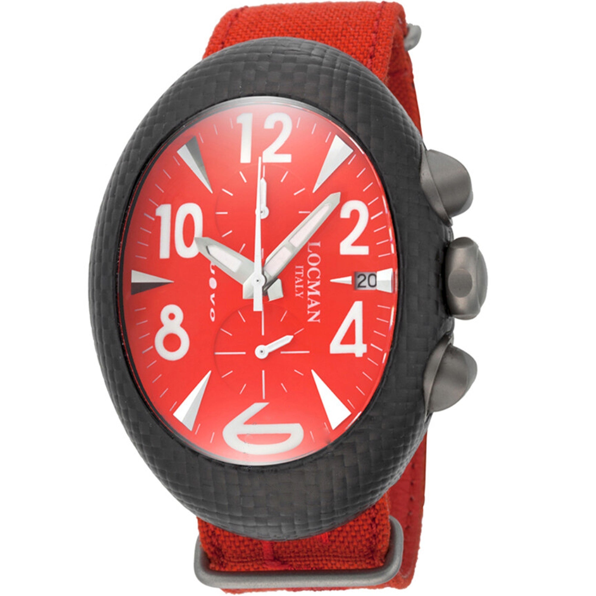 Locman Quartz Nuovo Red Dial Men's Watch 100RDCRBQ