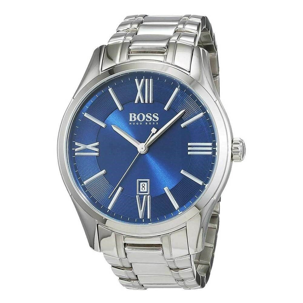 Hugo Boss Ambassador Quartz Blue Dial Men's Watch 1513034