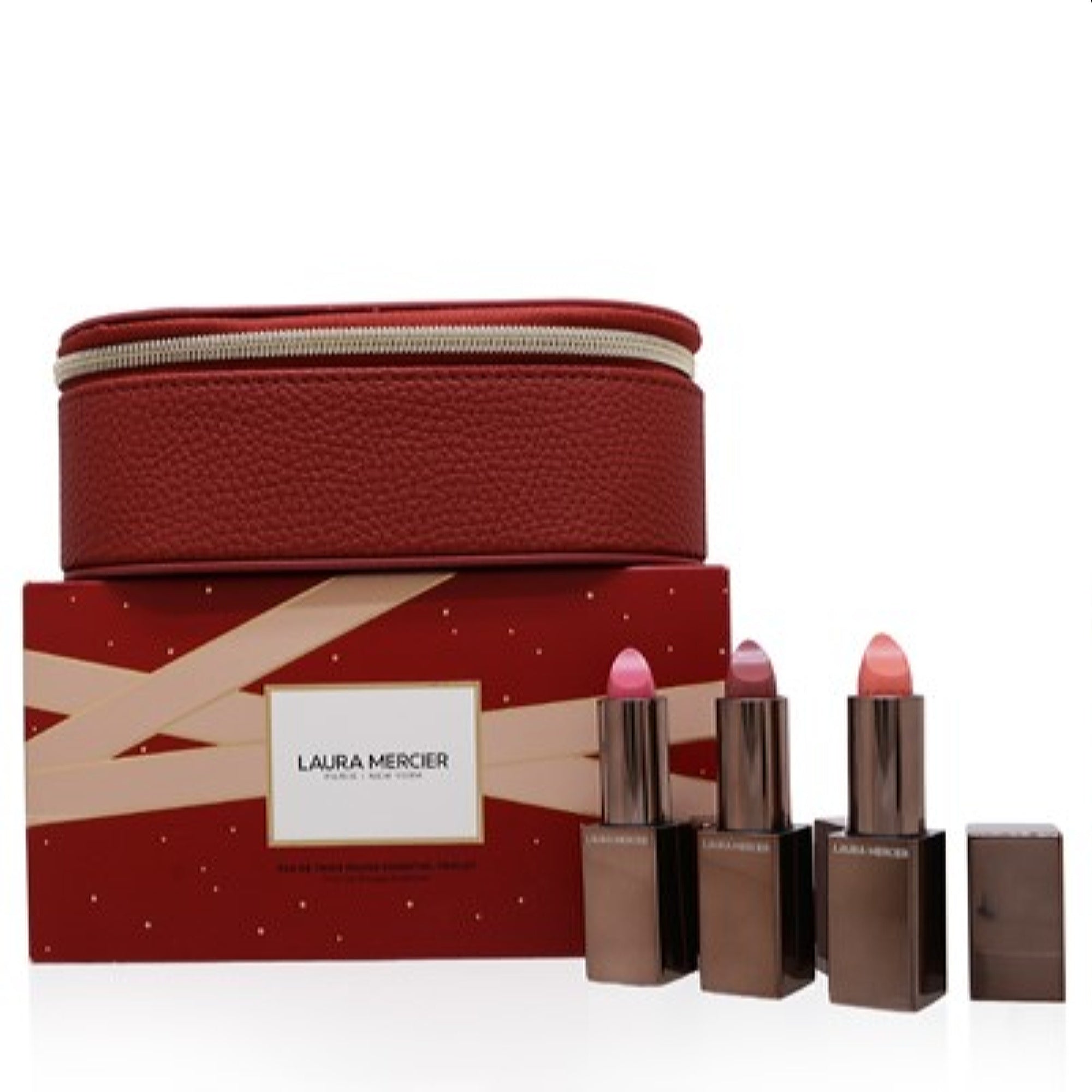 Laura Mercier Laura Mercier Pas De Trois Rouge Essentiel Triplet Lipstick Set 194250007848