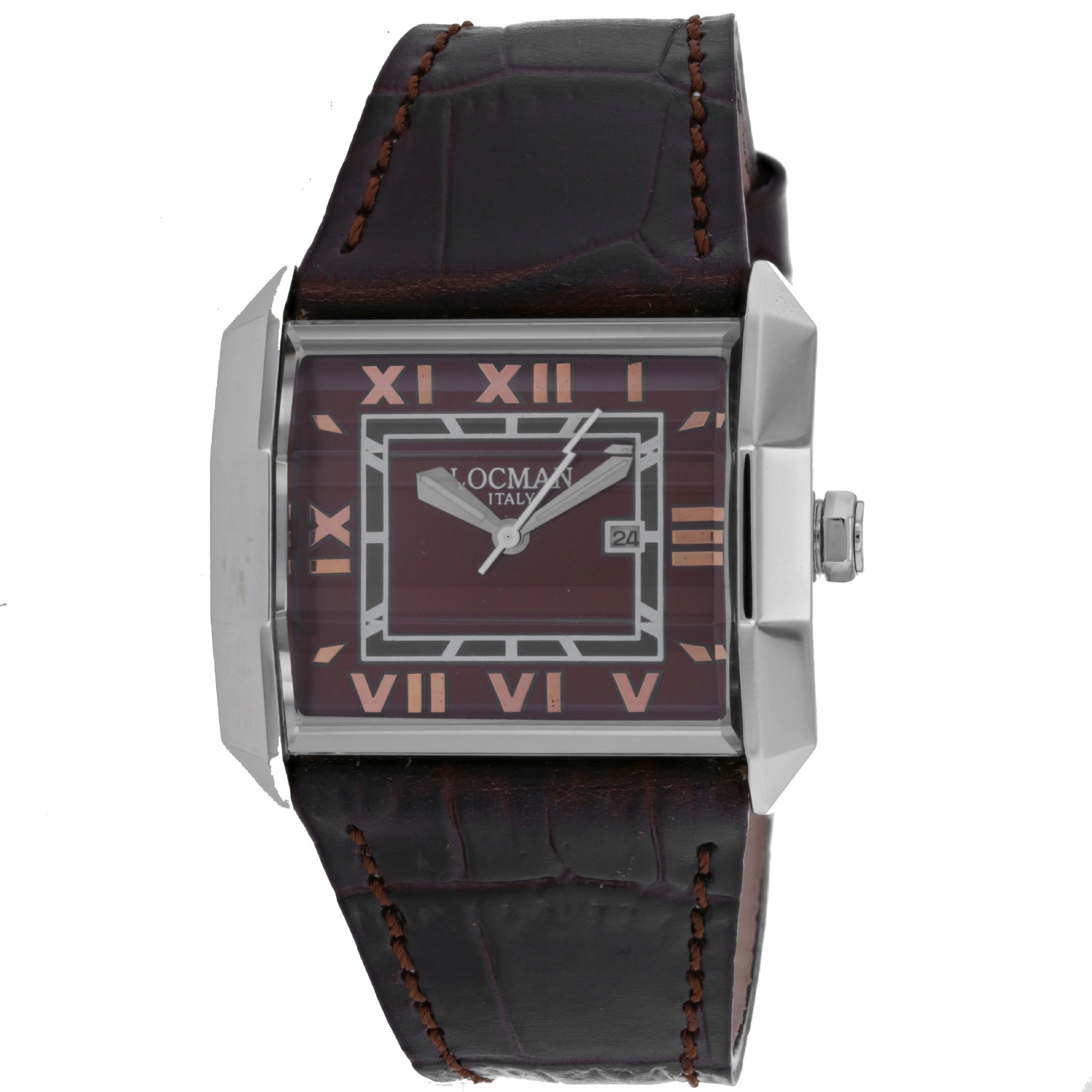 Locman Quartz Otto Brown Dial Men's Watch 232BR2