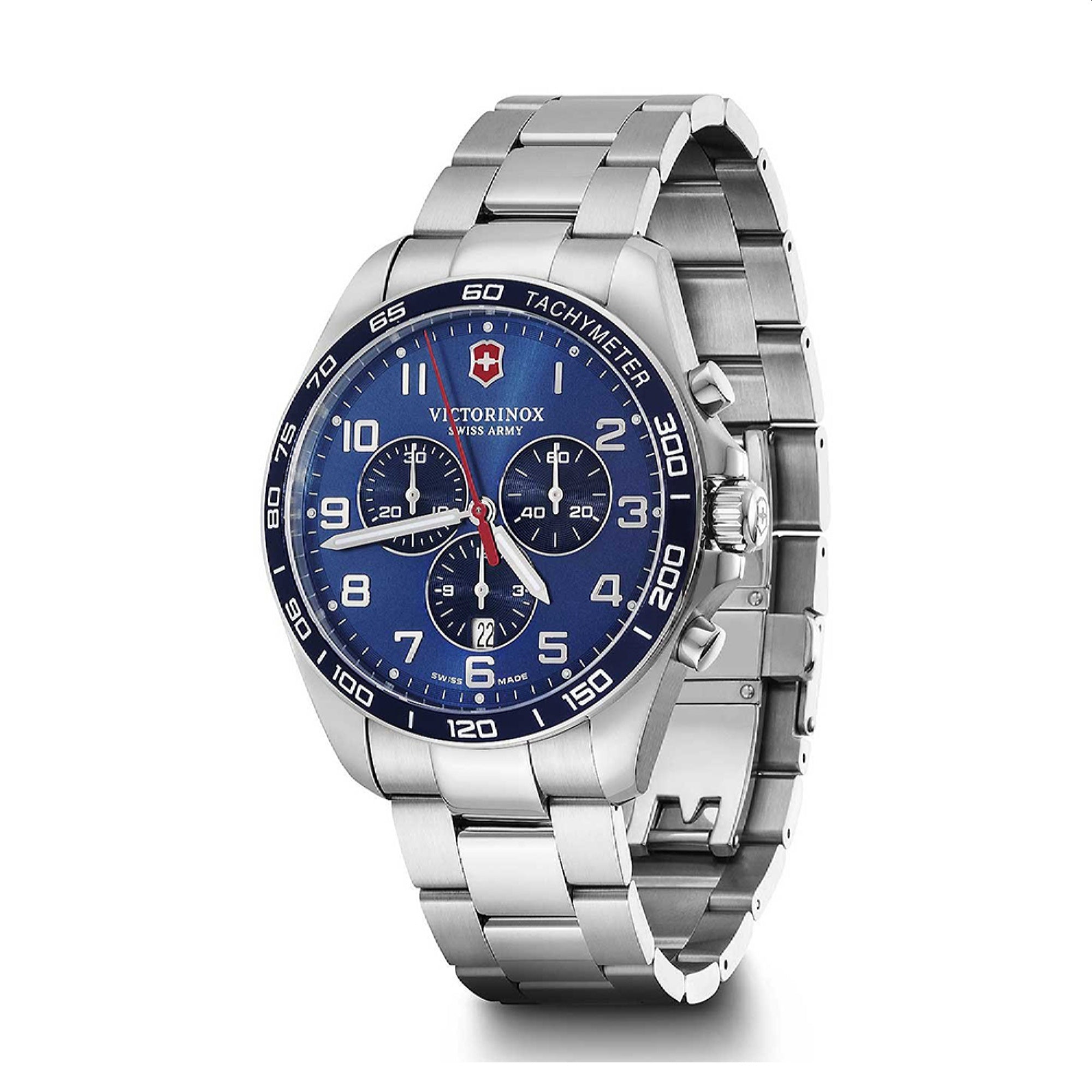 Victorinox Swiss Army Fieldforce Sport Quartz Chronograph Blue Dial Men's Watch 241901