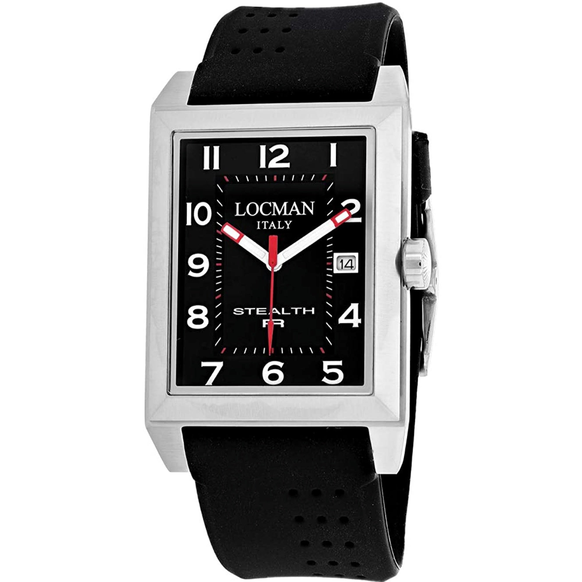 Locman Quartz Stealth Black Dial Men's Watch 241GRY2BK-BKRU