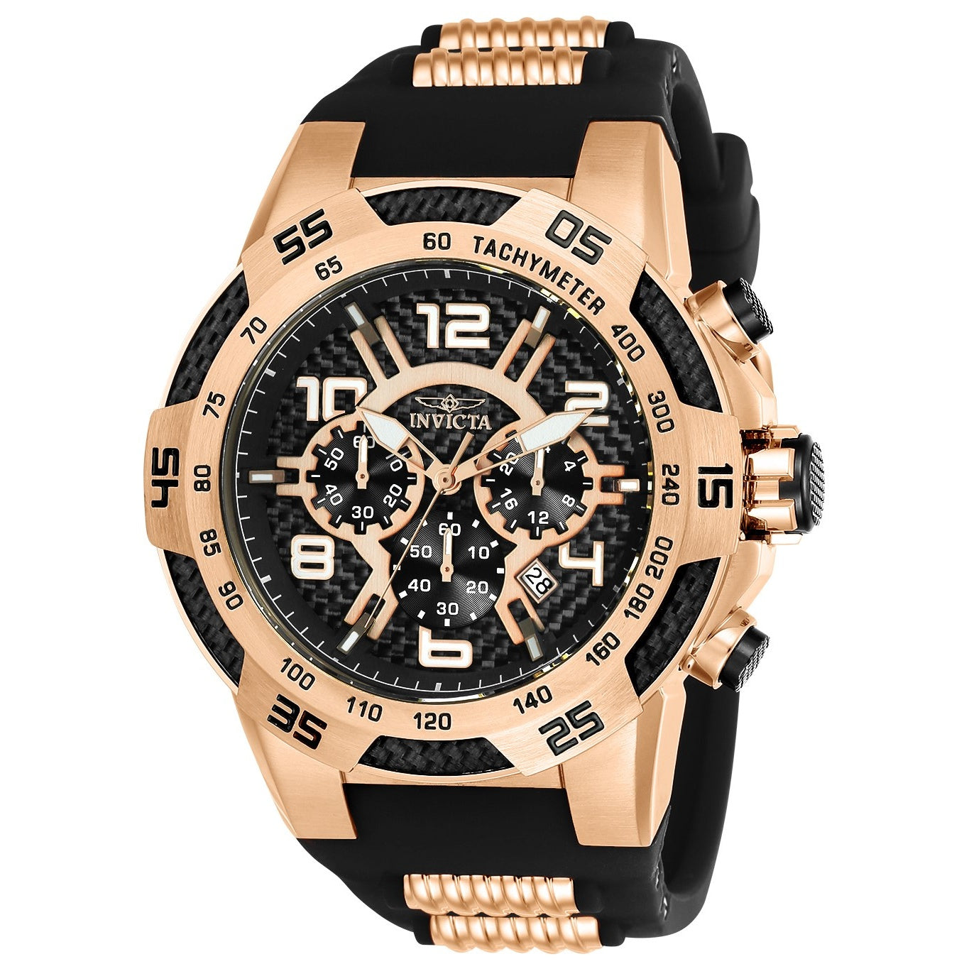 Invicta Speedway Quartz Black Dial Men's Watch 24234