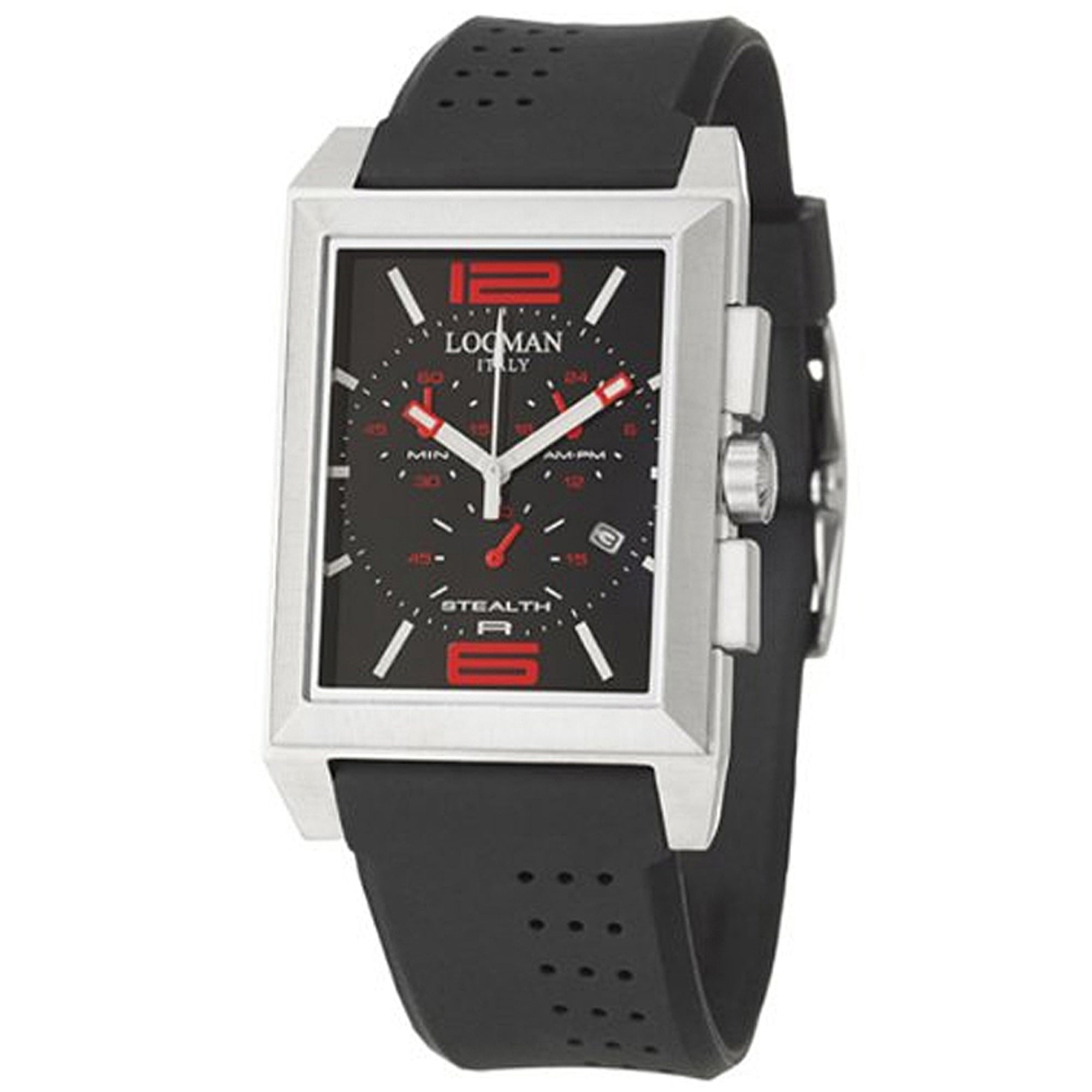 Locman Quartz Sport Black Dial Men's Watch 242BKRD1BK