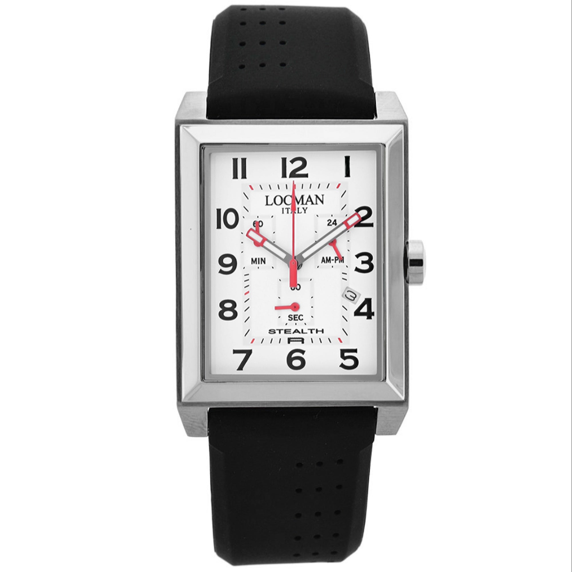 Locman Quartz Classic White Dial Men's Watch 242WH2BK