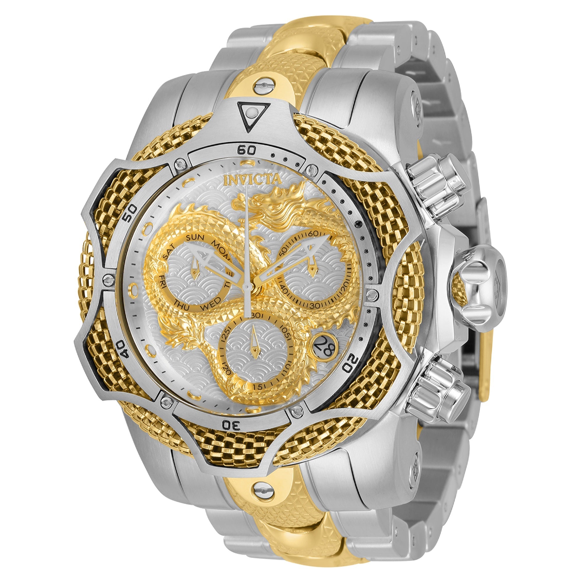 Invicta Reserve Quartz Chronograph Silver-Tone Dial Men's Watch 31514
