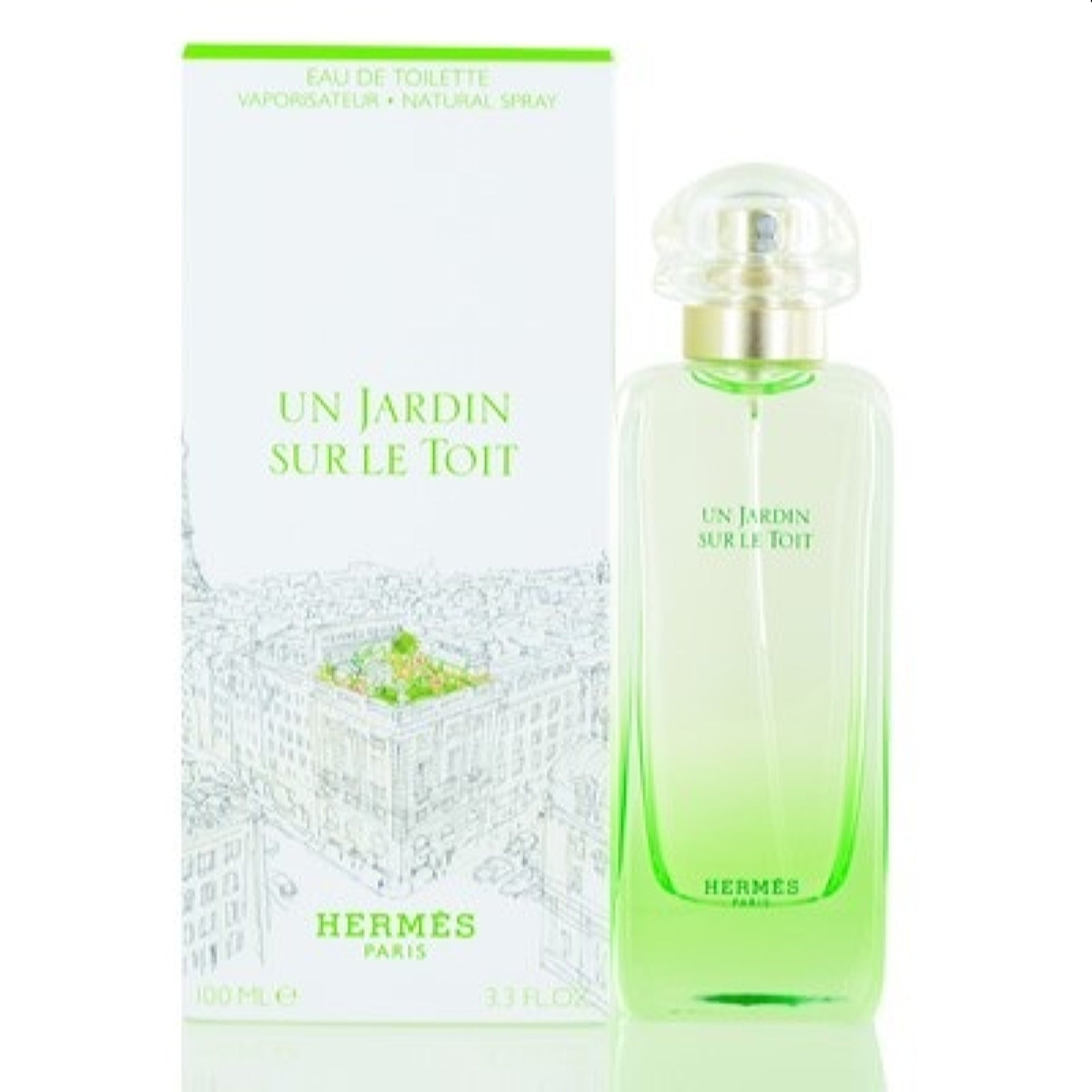 Hermes Un Jardin Sur Le Toit Hermes Edt Spray 3.3 Oz (100 Ml) 3346132400019