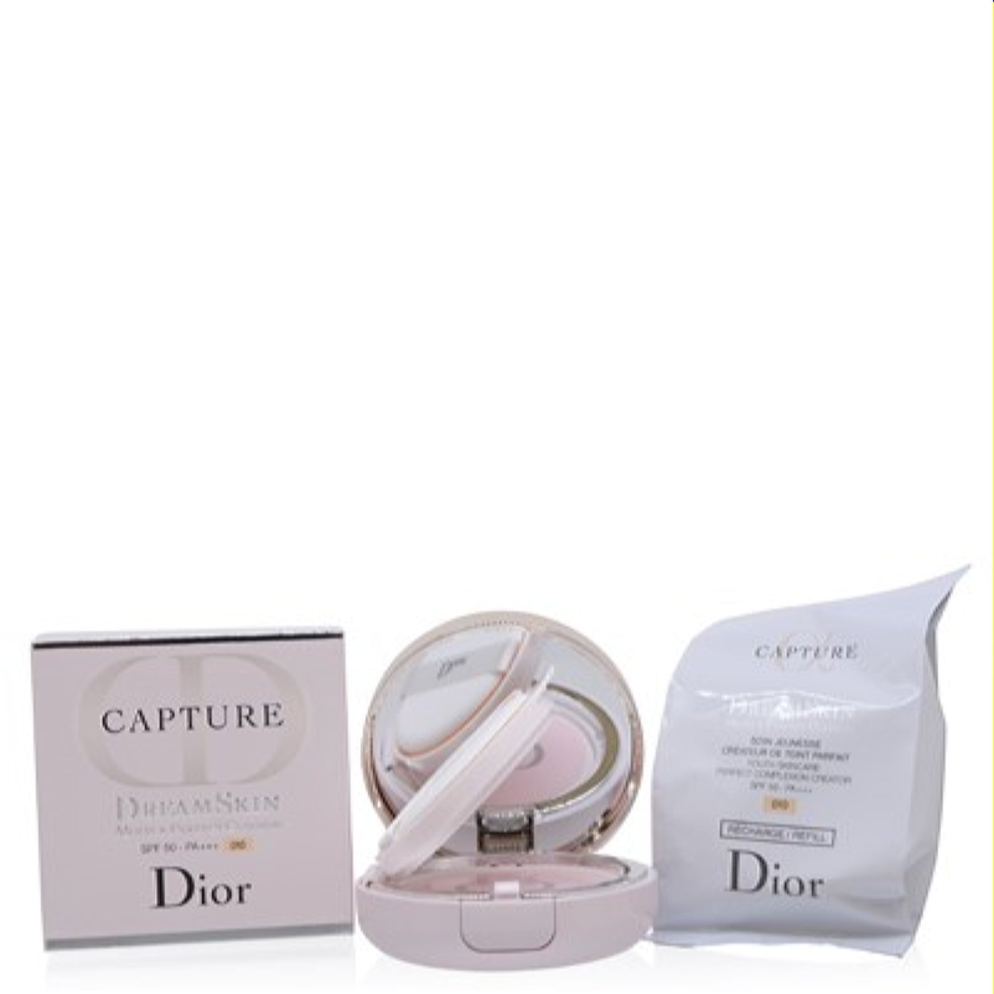 Christian Dior Ch.Dior Capture Dreamskin Cushion Foundatn Spf 50 (000 Non-Tinted) 2 X .5 Oz 3348901420099