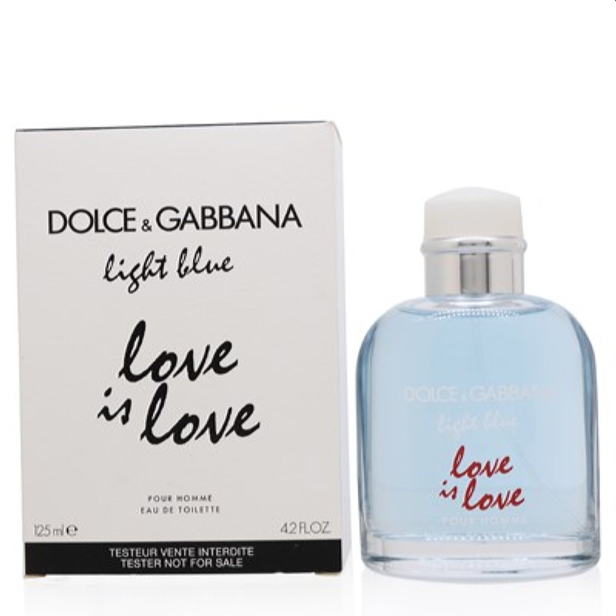 Dolce & Gabbana Men's Light Blue Love Is Love D&G Edt Spray Tester 4.2 Oz (120 Ml) 3423473109761