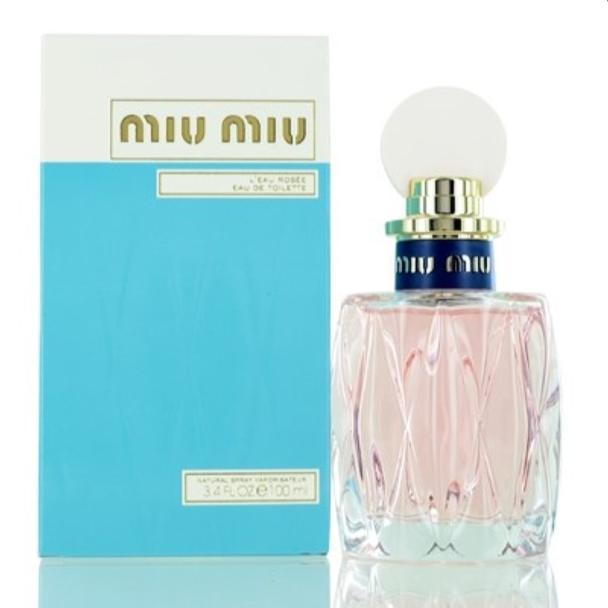Miuccia Prada Women's Miu Miu L'Eau Rosee Miuccia Prada Edt Spray 3.4 Oz (100 Ml) 3614223487332