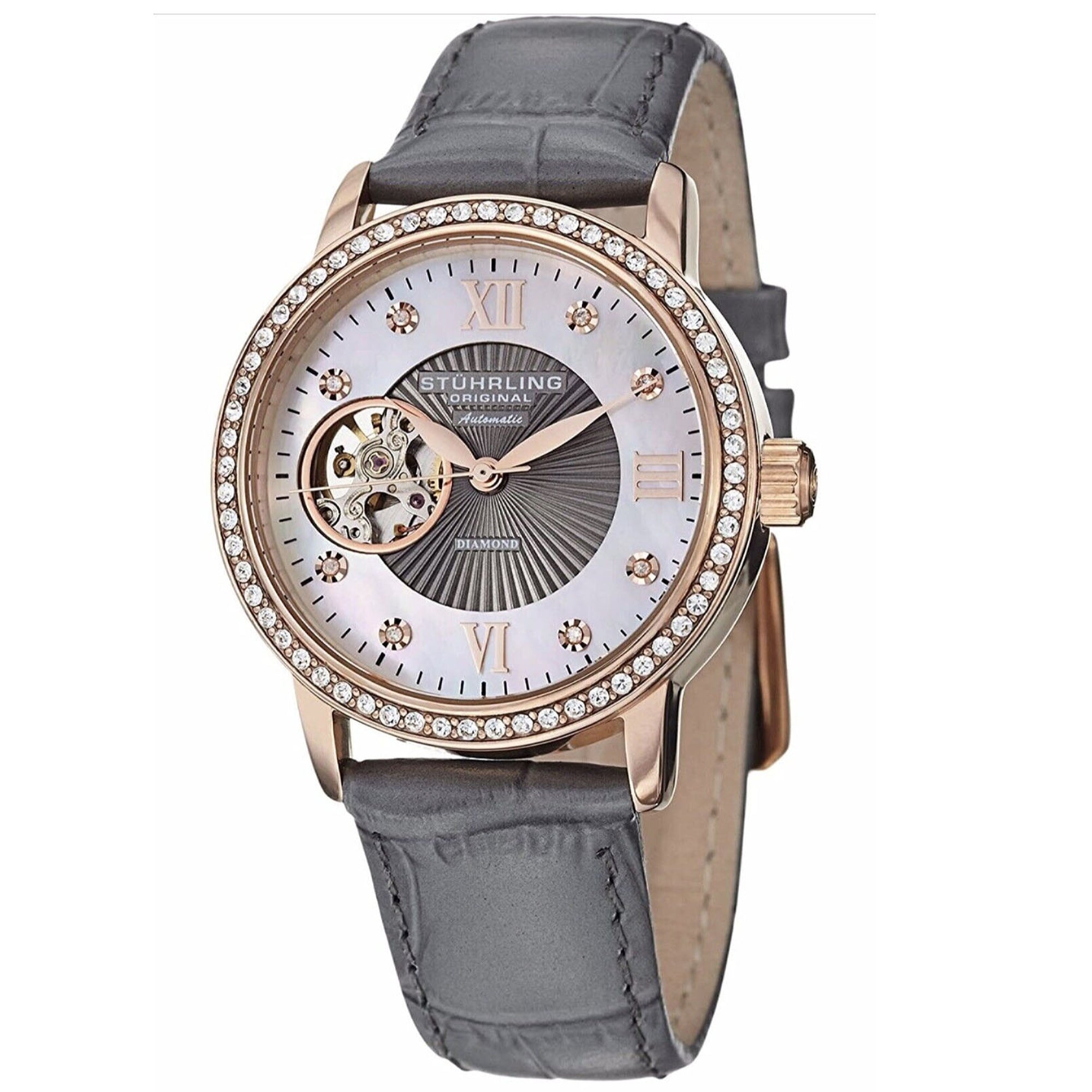 Stuhrling Quartz Vogue Grey Dial Women's Watch 710.04