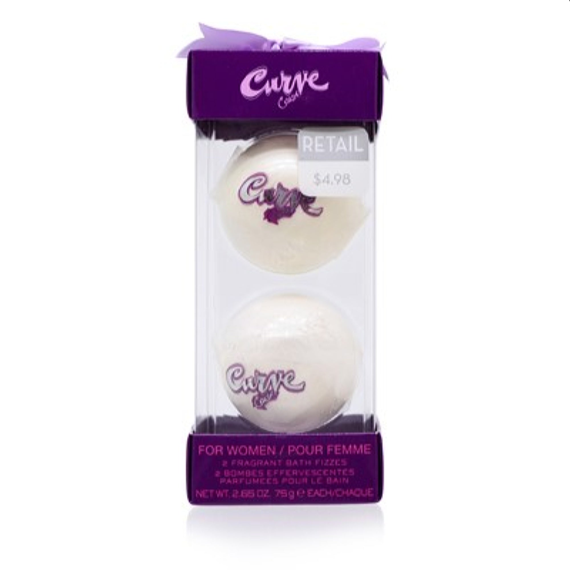 Liz Claiborne Women's Curve Crush Liz Claiborne 2 Fragrant Bath Fizzes Set 719346222648