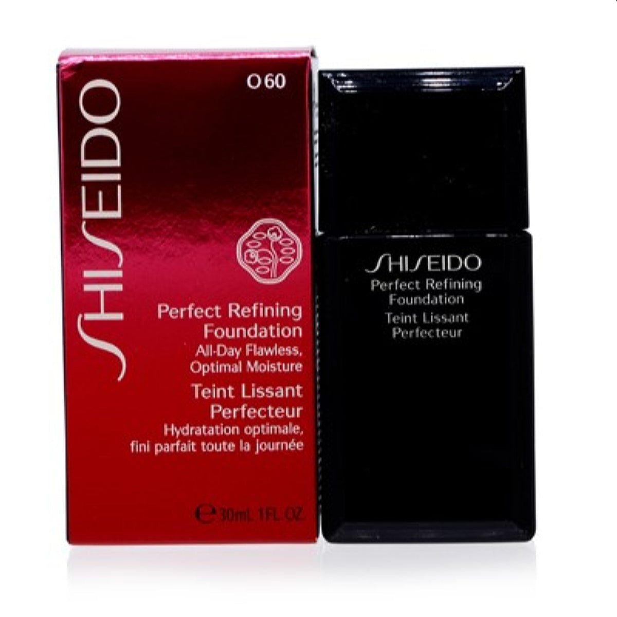 Shiseido Shiseido Perfect Refining Foundation (O60) Natural Deep Ochre 1.0 Oz (30 Ml) 730852107557
