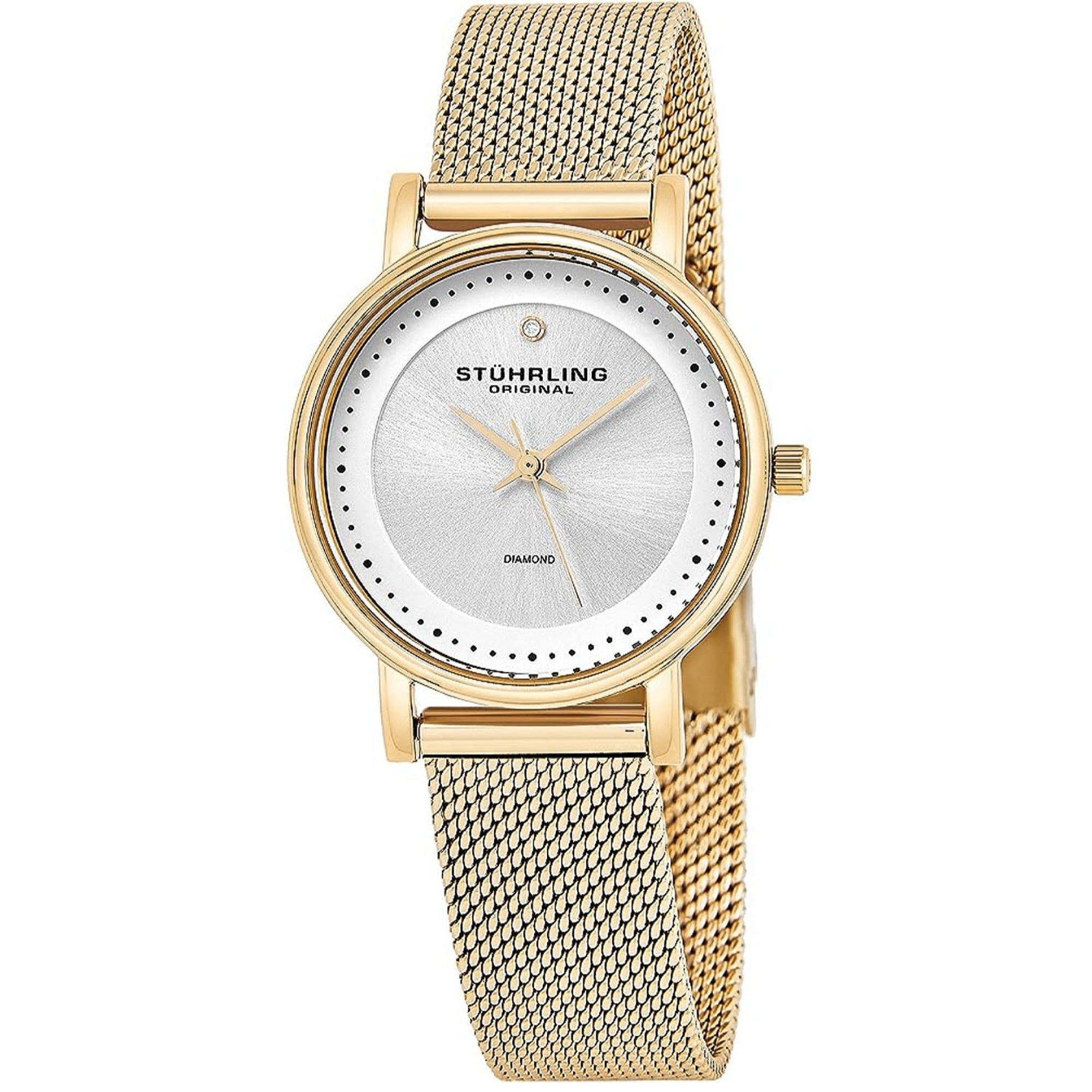 Stuhrling Quartz Vogue Silver Dial Women's Watch 734LM.04
