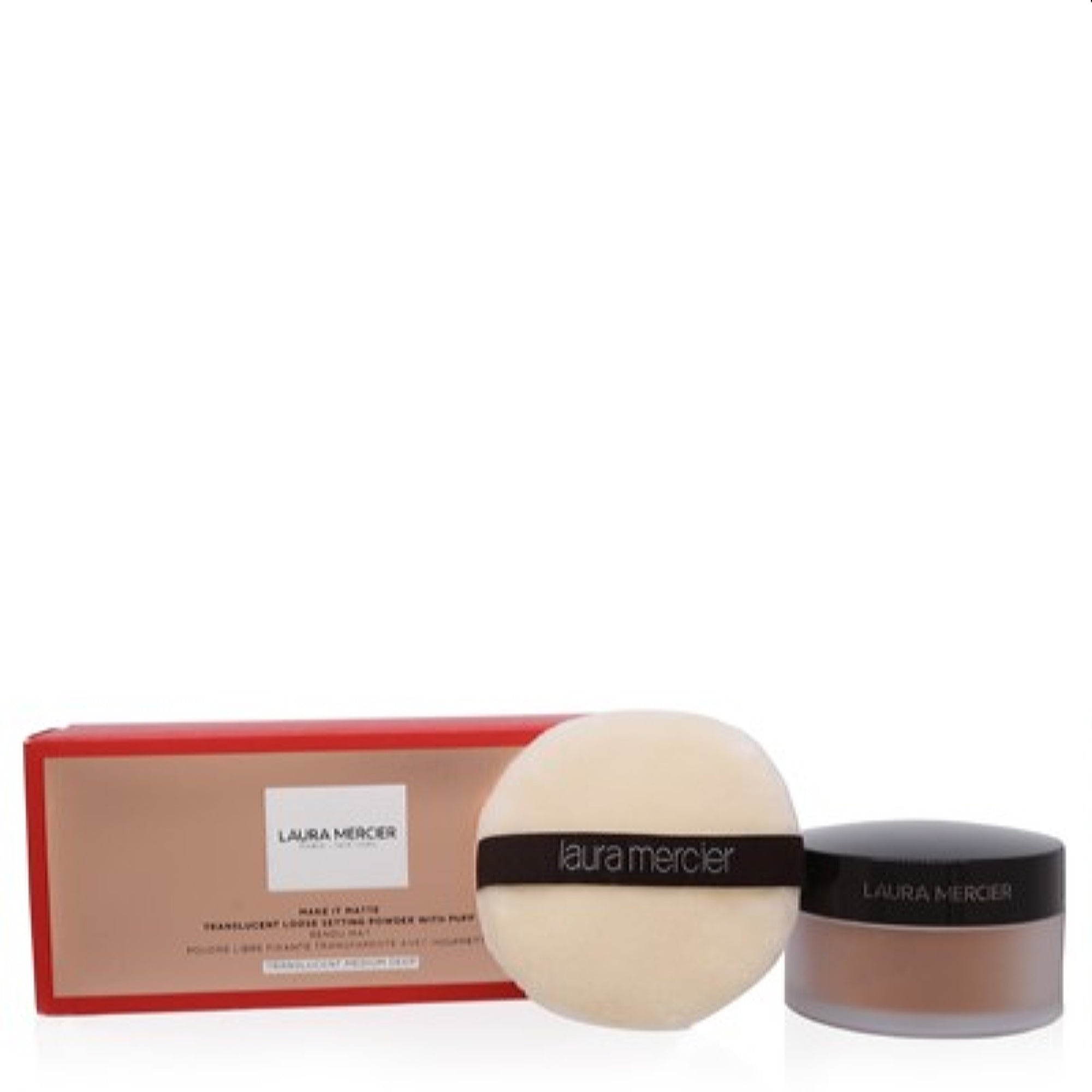 Laura Mercier Laura Mercier "Make It Matte" Translucent Medium Deep Loose Powder & Puff 736150175953