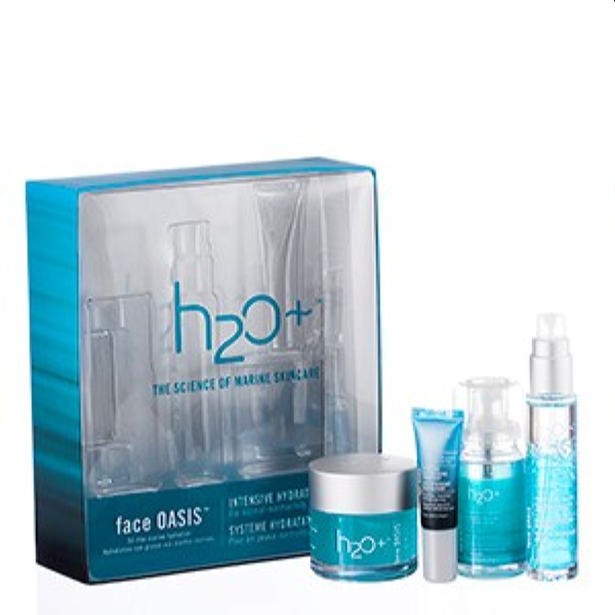 H2O Plus H2O+ Face Oasis Intensive Hydration System Set 764505710023