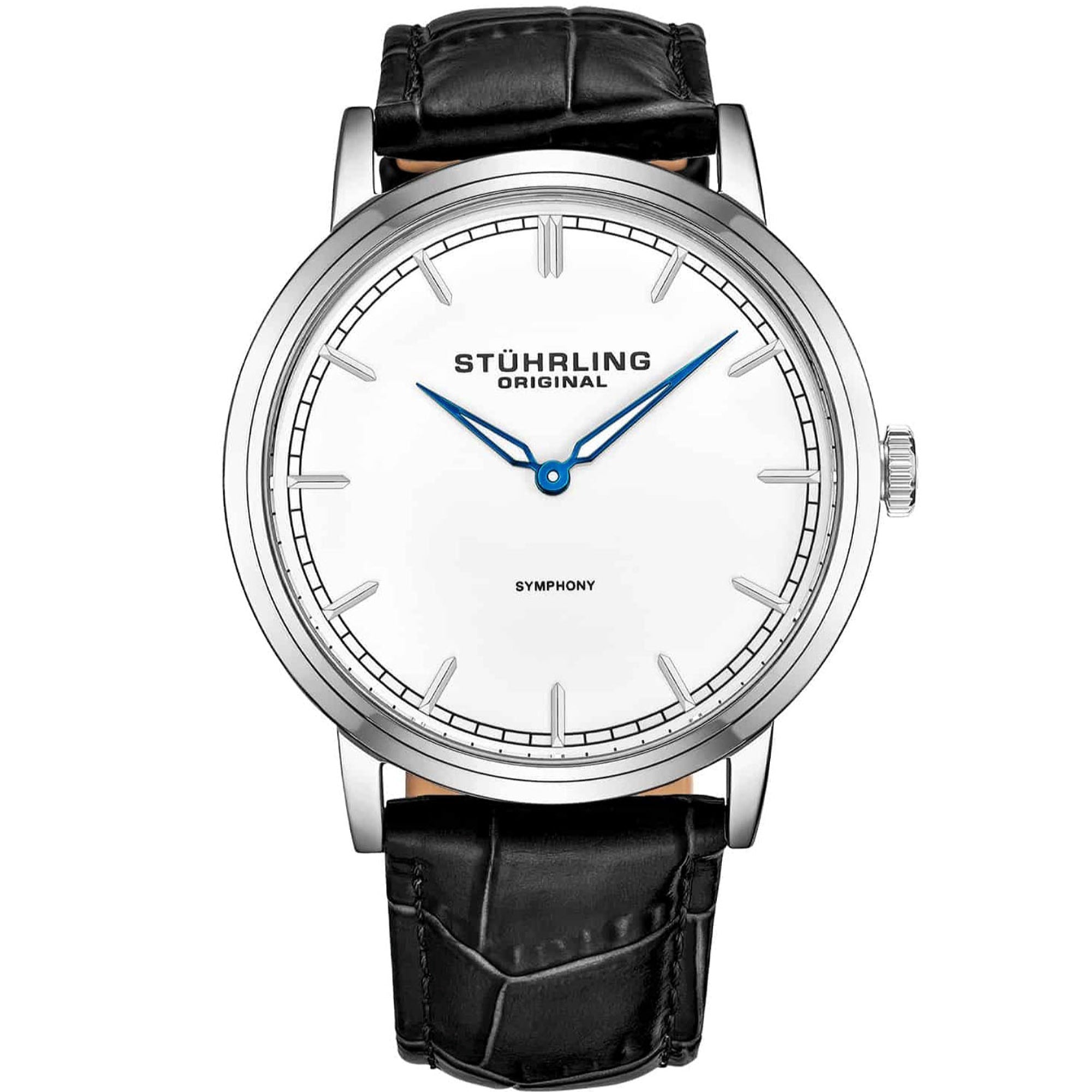 Stuhrling Quartz Symphony White Dial Men's Watch 779.01