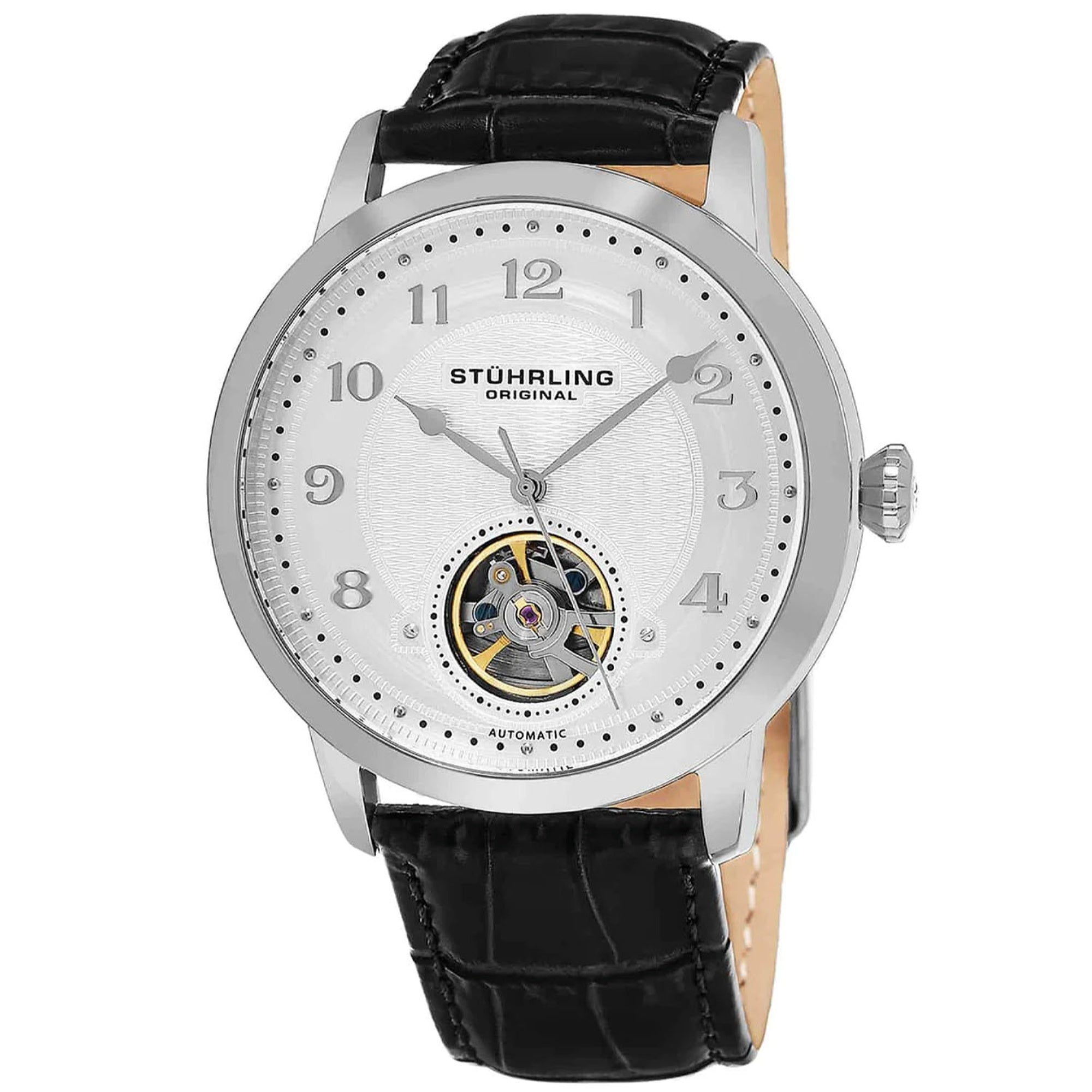 Stuhrling Quartz Legacy Silver Dial Men's Watch 781.01