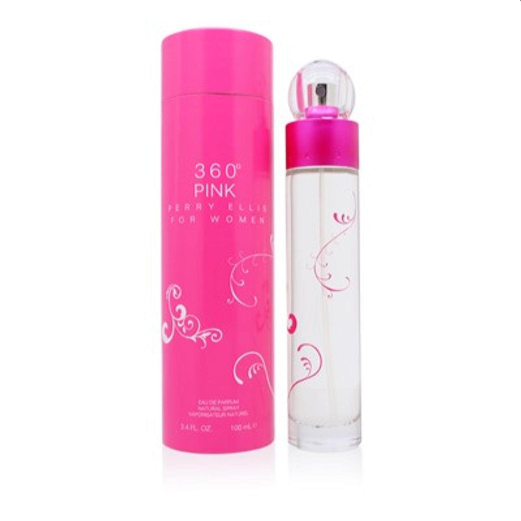 Perry Ellis Women's 360 Pink Perry Ellis Edp Spray 3.4 Oz (100 Ml) 844061005105