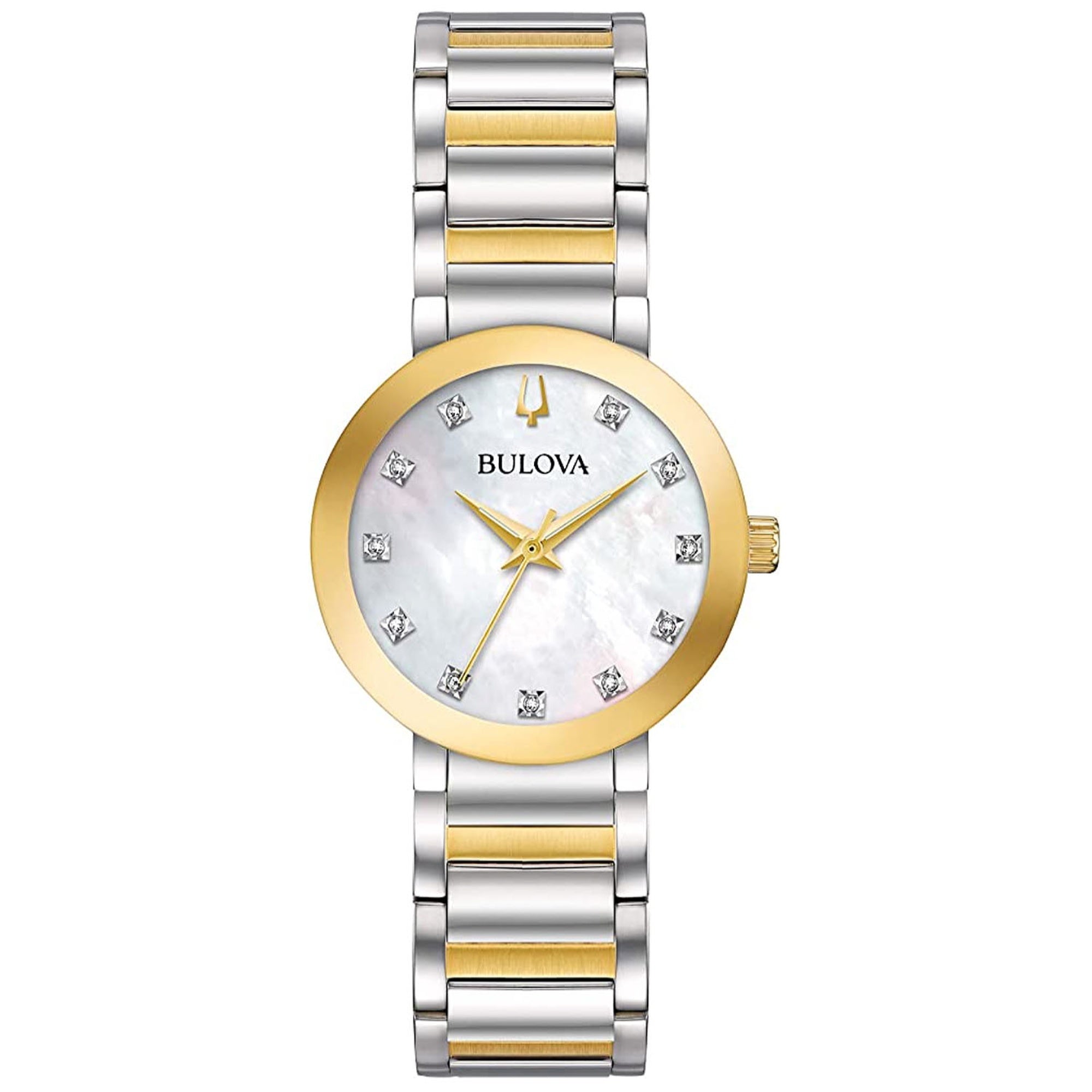 Bulova Quartz Futero Mother of pearl Dial Women's Watch 98PI80