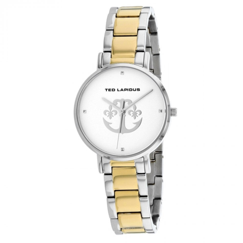 Ted Lapidus Classic Quartz Silver Dial Women's Watch A0742BAPX