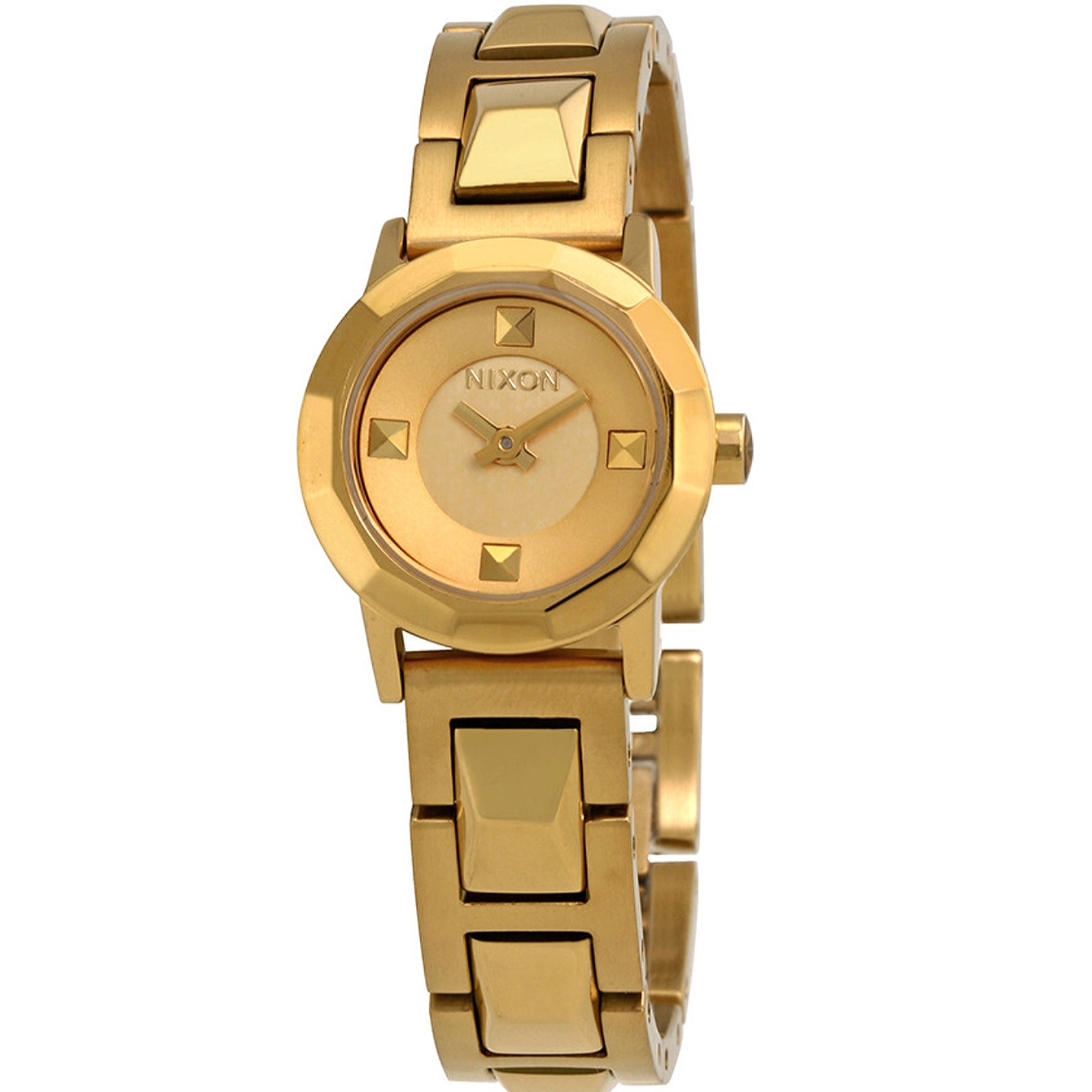 Nixon Quartz Mini B Gold Dial Women's Watch A339-502