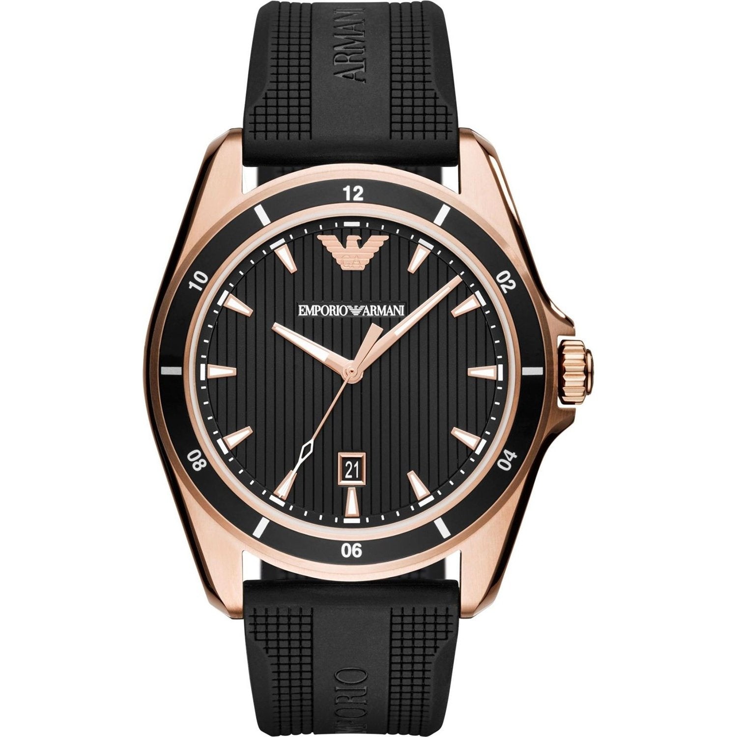 Emporio Armani Sport Quartz Black Dial Men's Watch AR11101