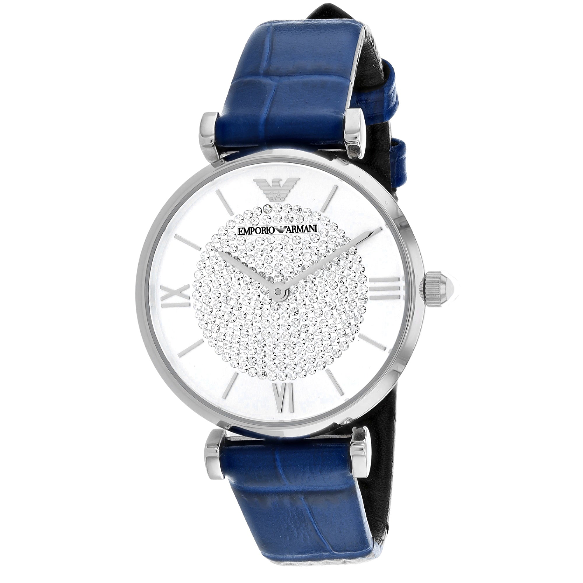 Emporio Armani Quartz Gianna T-bar Silver Dial Women's Watch AR11344