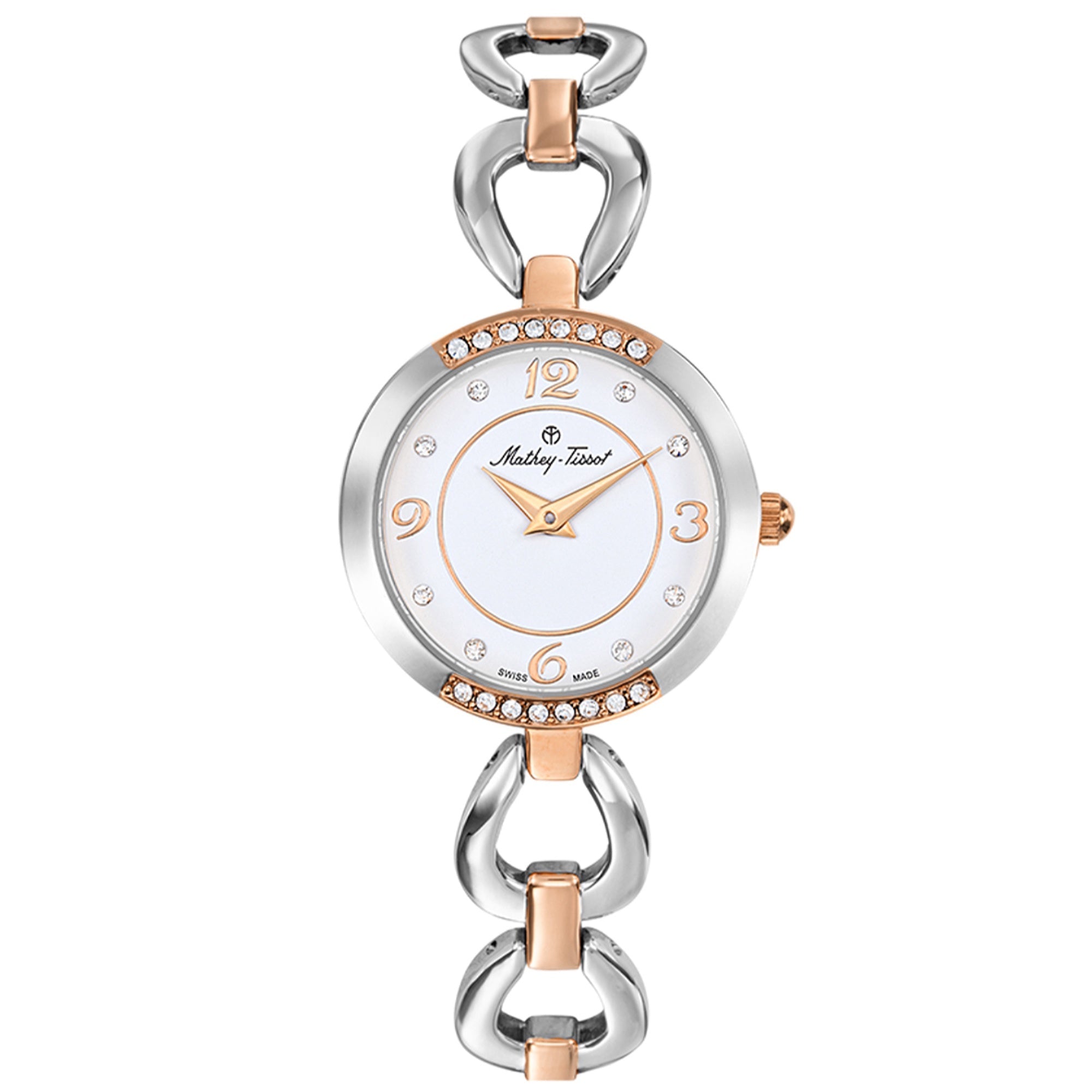 Mathey-Tissot Quartz Fleury 1496 White Dial Women's Watch D1496BI