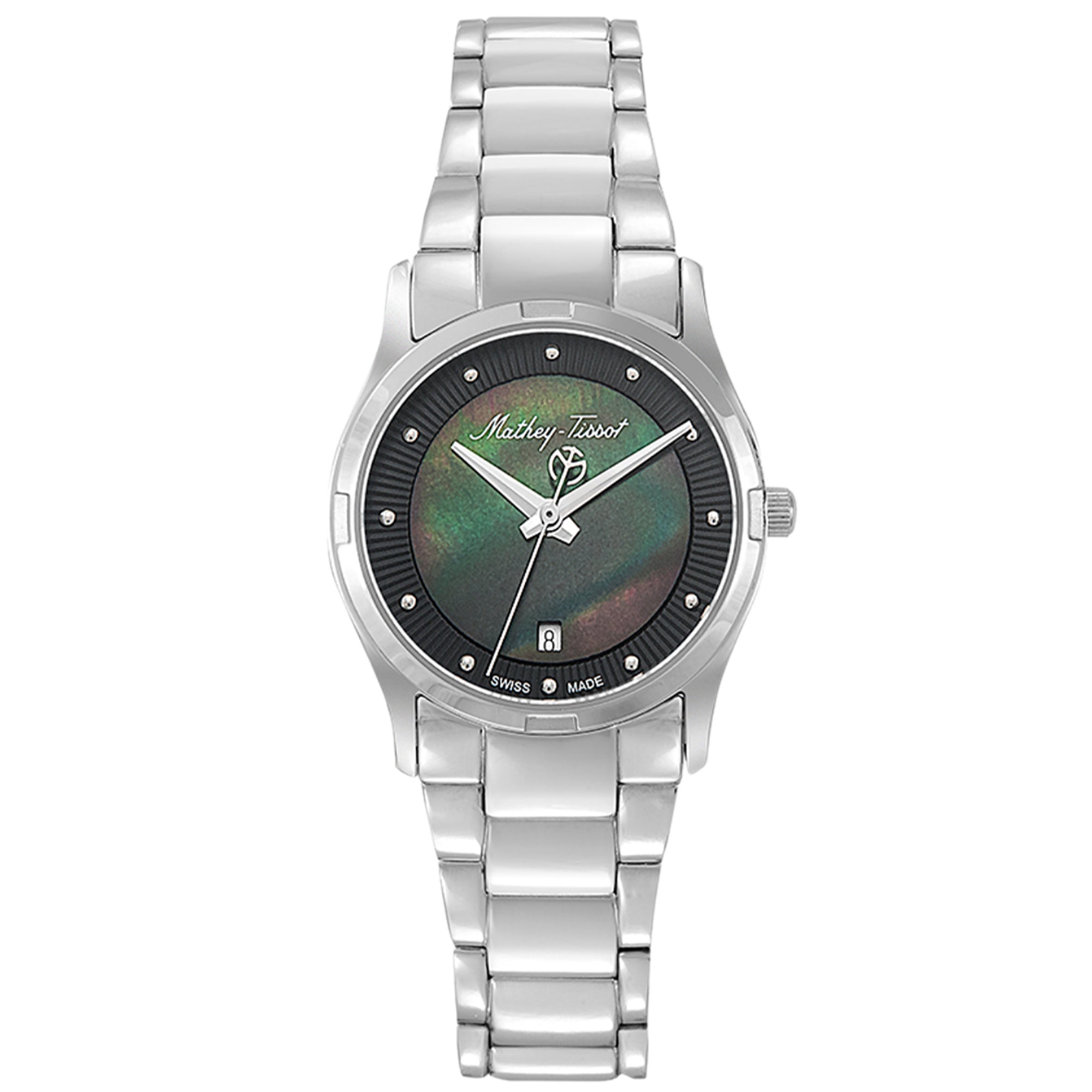 Mathey-Tissot Quartz Classic Black Dial Women's Watch D2111AN