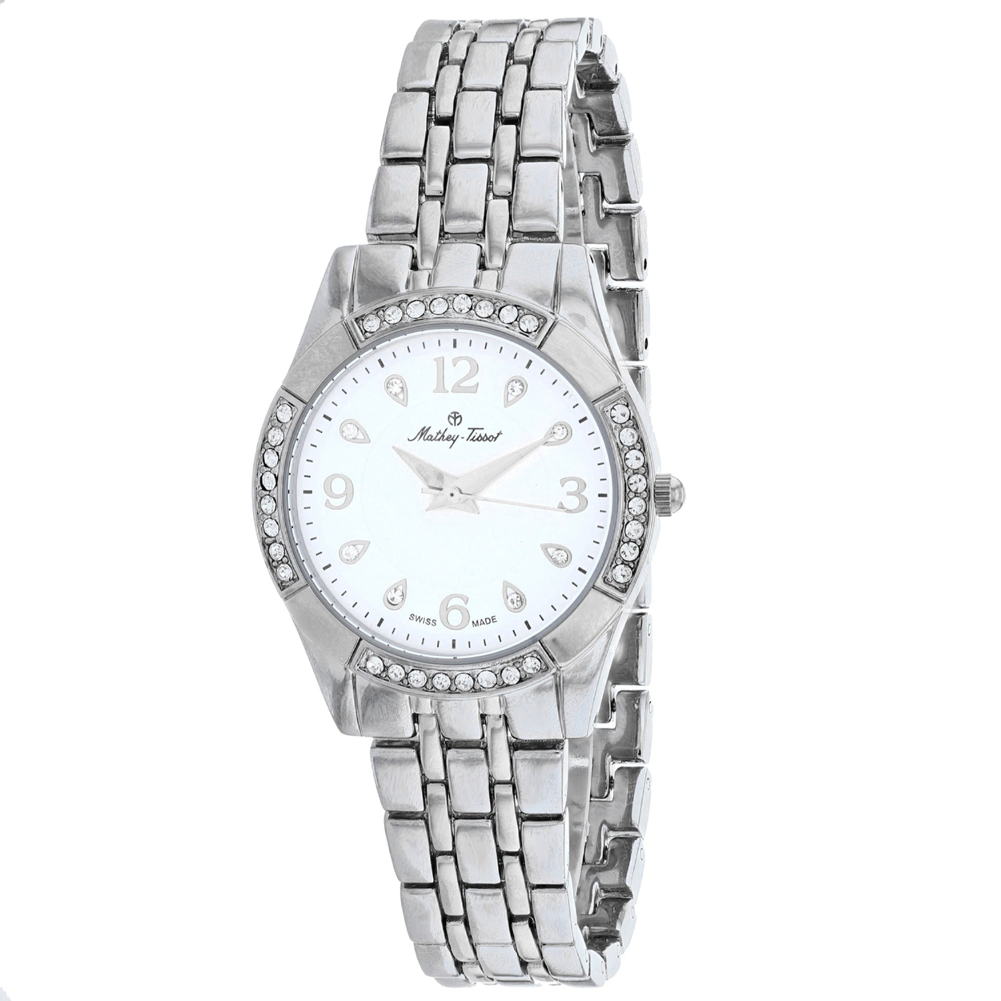 Mathey-Tissot Quartz FLEURY 2568 White Dial Women's Watch D2568AI