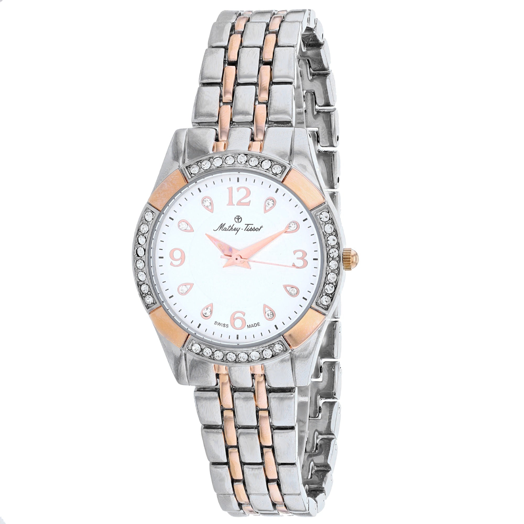 Mathey-Tissot Quartz FLEURY 2568 White Dial Women's Watch D2568BI