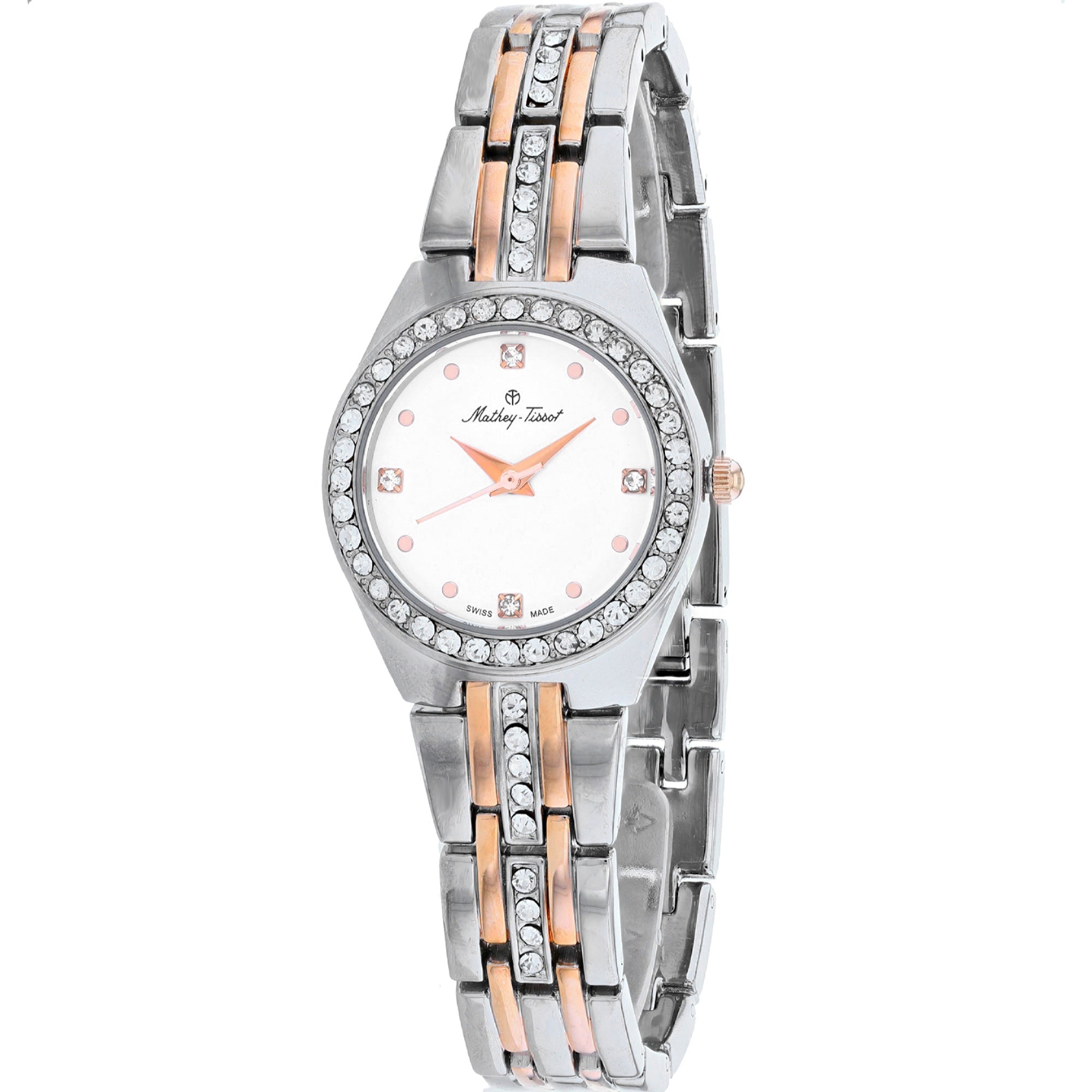 Mathey-Tissot Quartz FLEURY 2581 White Dial Women's Watch D2580BI