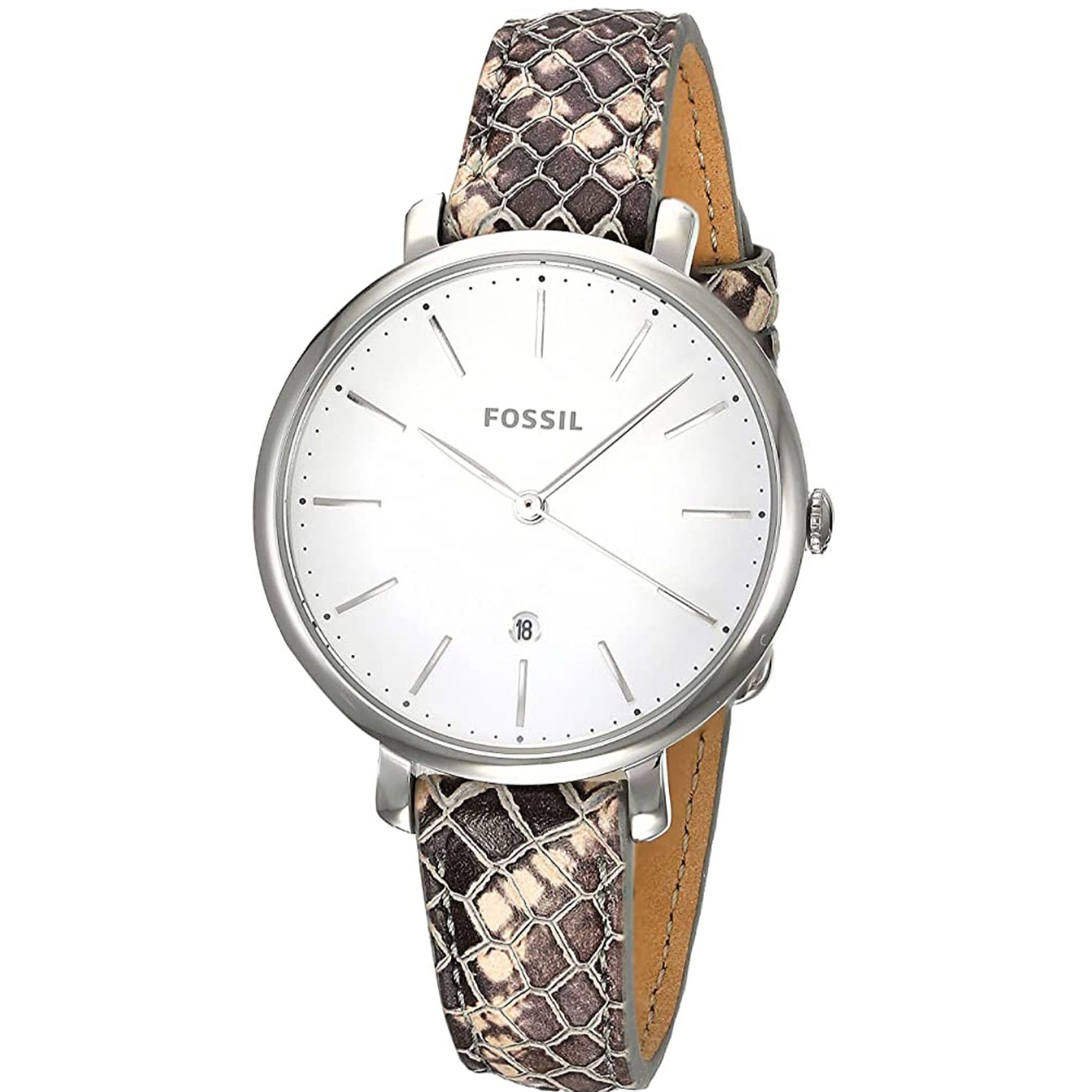 Fossil Quartz Jacqueline White Dial Women's Watch ES4631