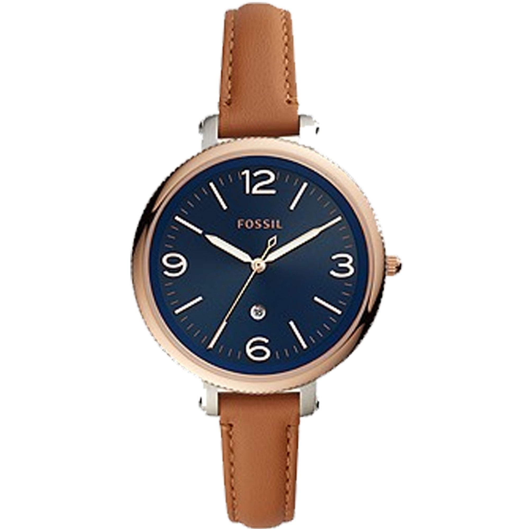 Fossil Quartz Classic Blue Dial Women's Watch ES4923