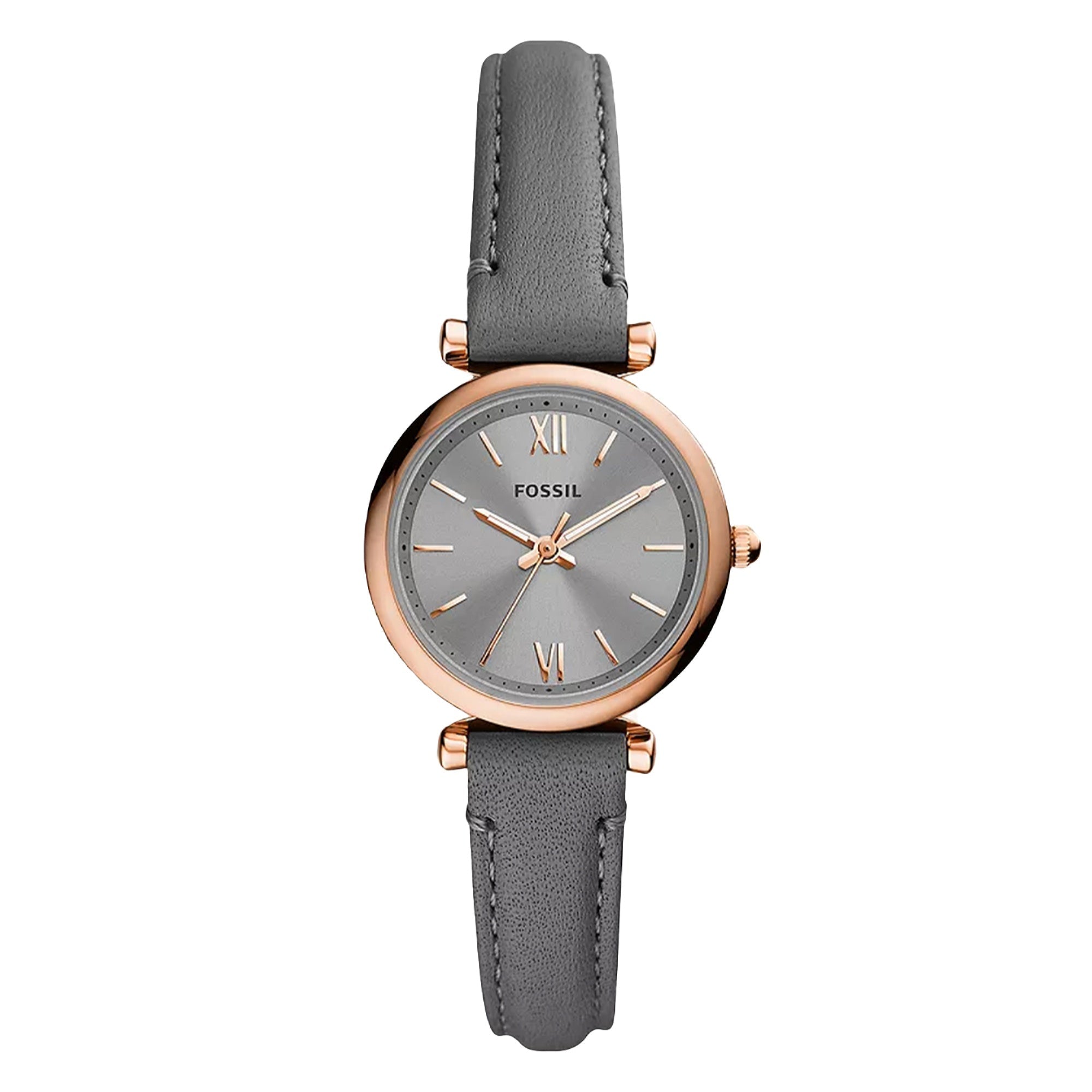 Fossil Quartz Carlie Mini Grey Dial Women's Watch ES5068