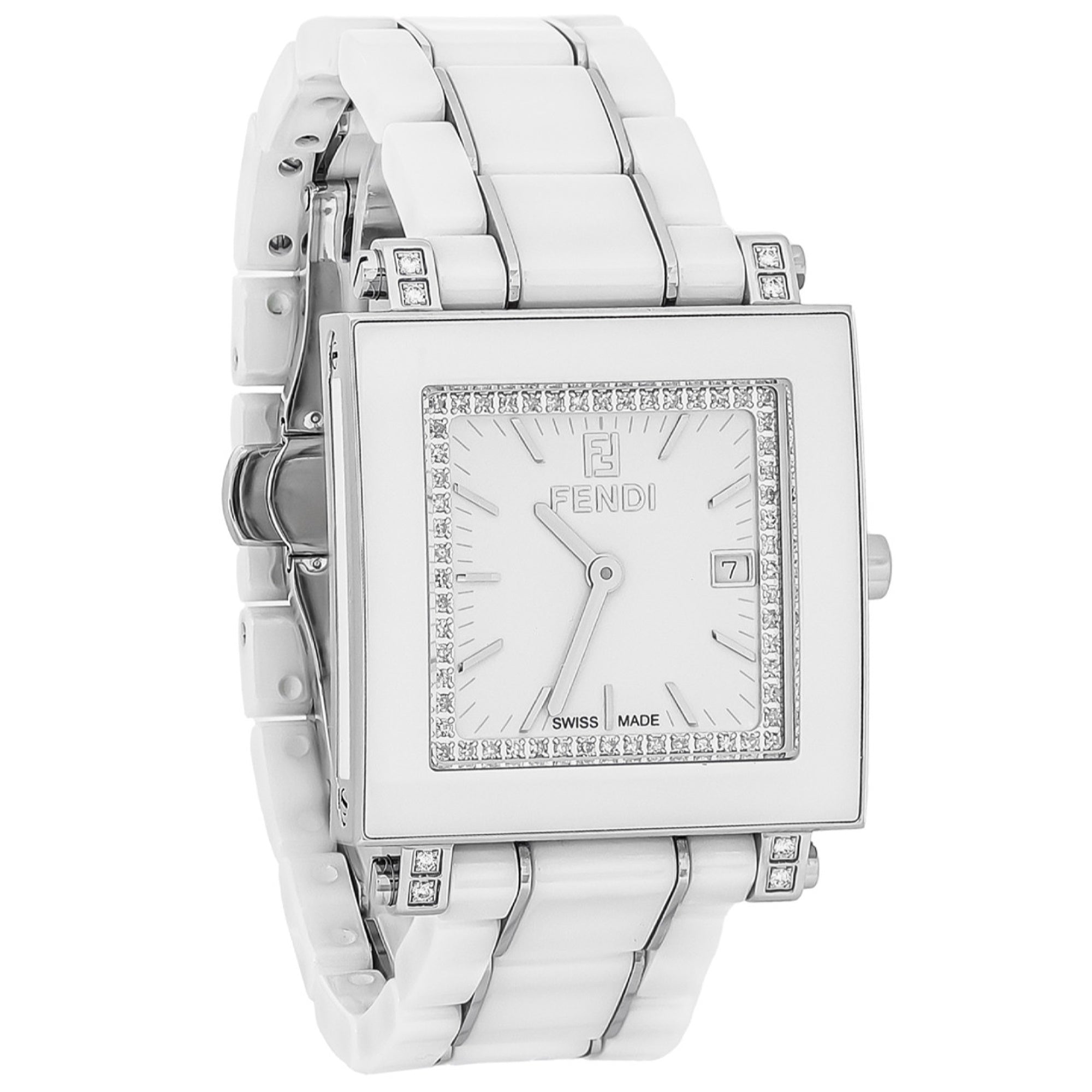 Fendi Fendi Quartz White Dial Women's Watch F622240DDC