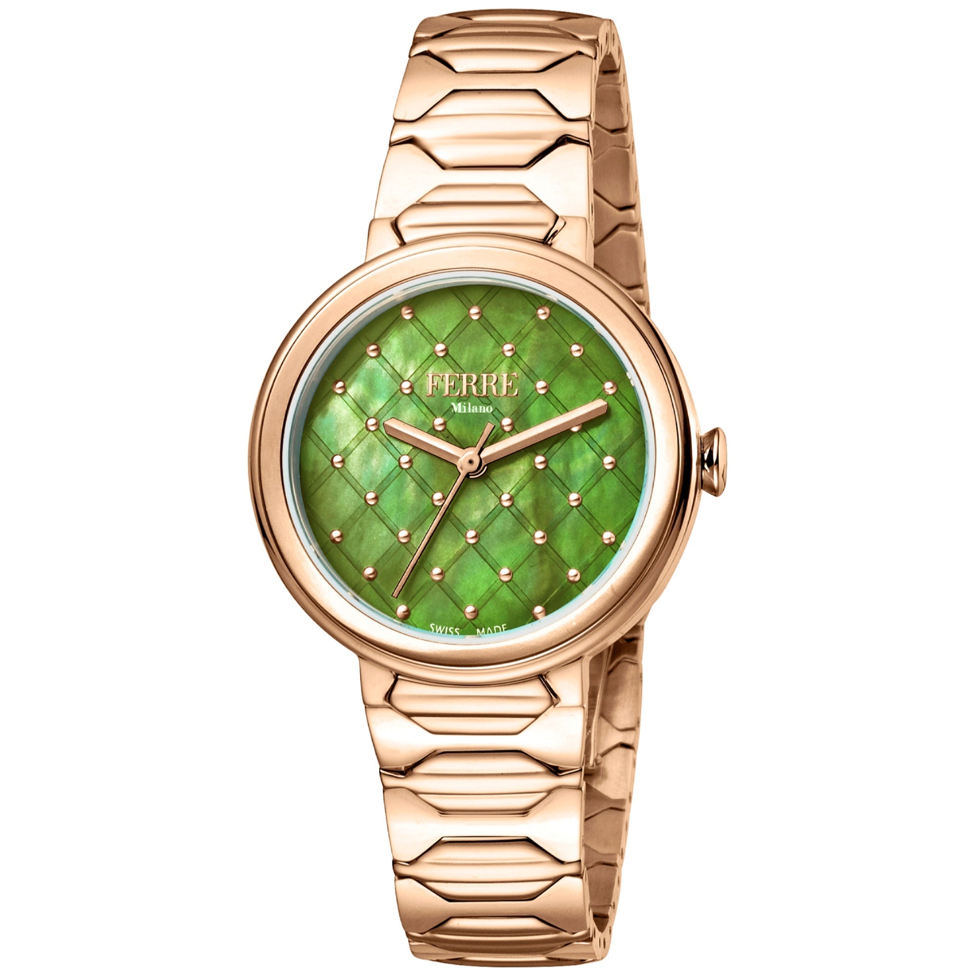 Ferre Milano Quartz Classic Green Dial Women's Watch FM1L124M0081