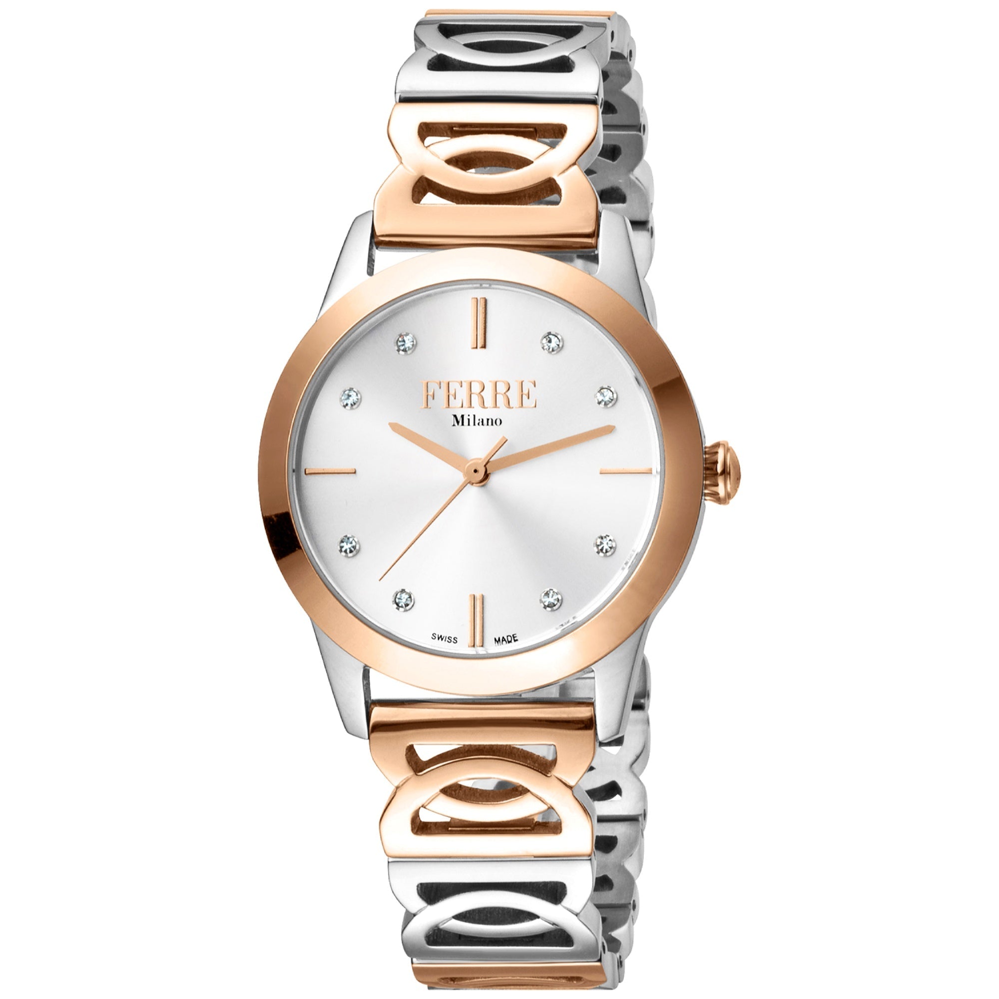Ferre Milano Quartz Classic White Dial Women's Watch FM1L126M0271