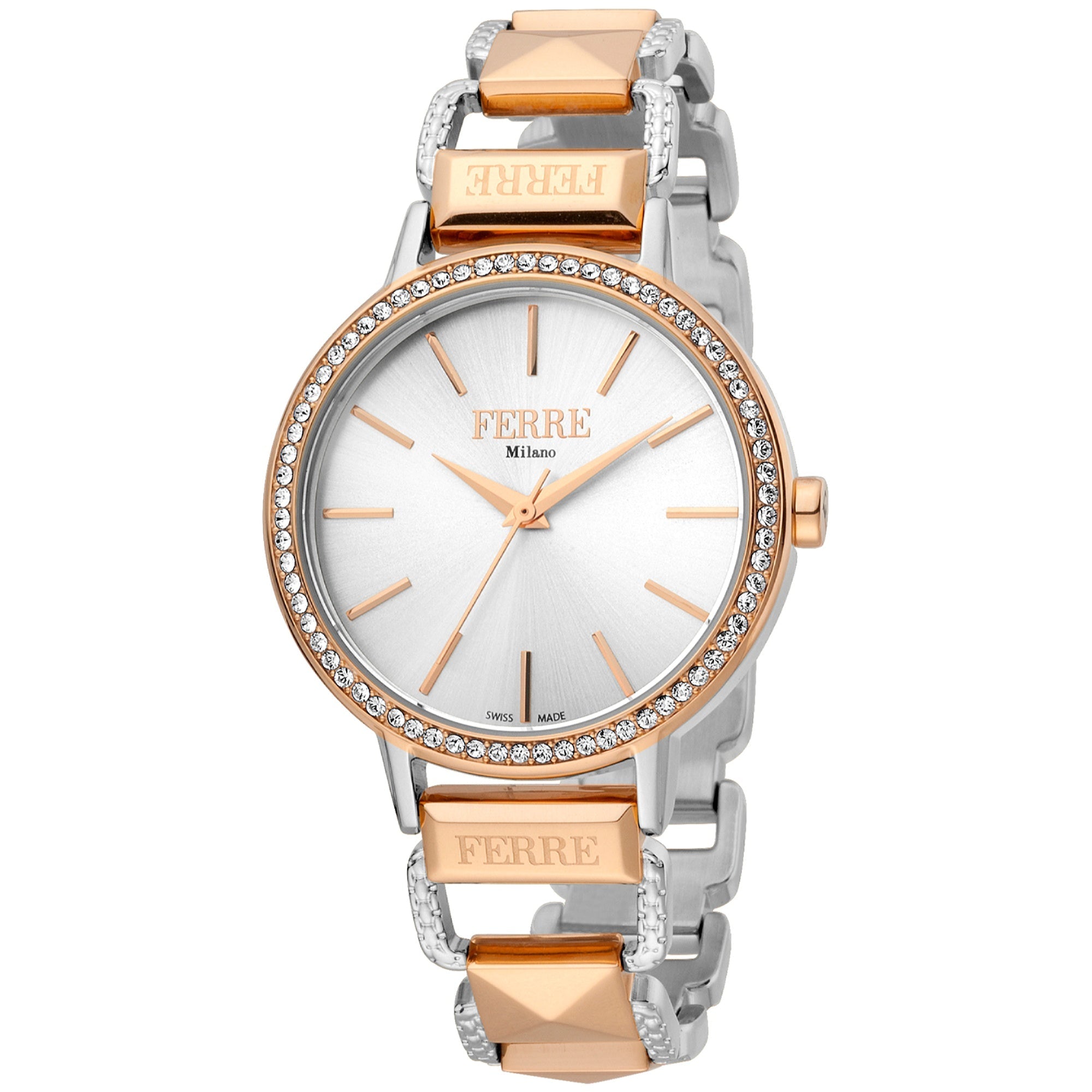 Ferre Milano Quartz Classic Silver Dial Women's Watch FM1L173M0101