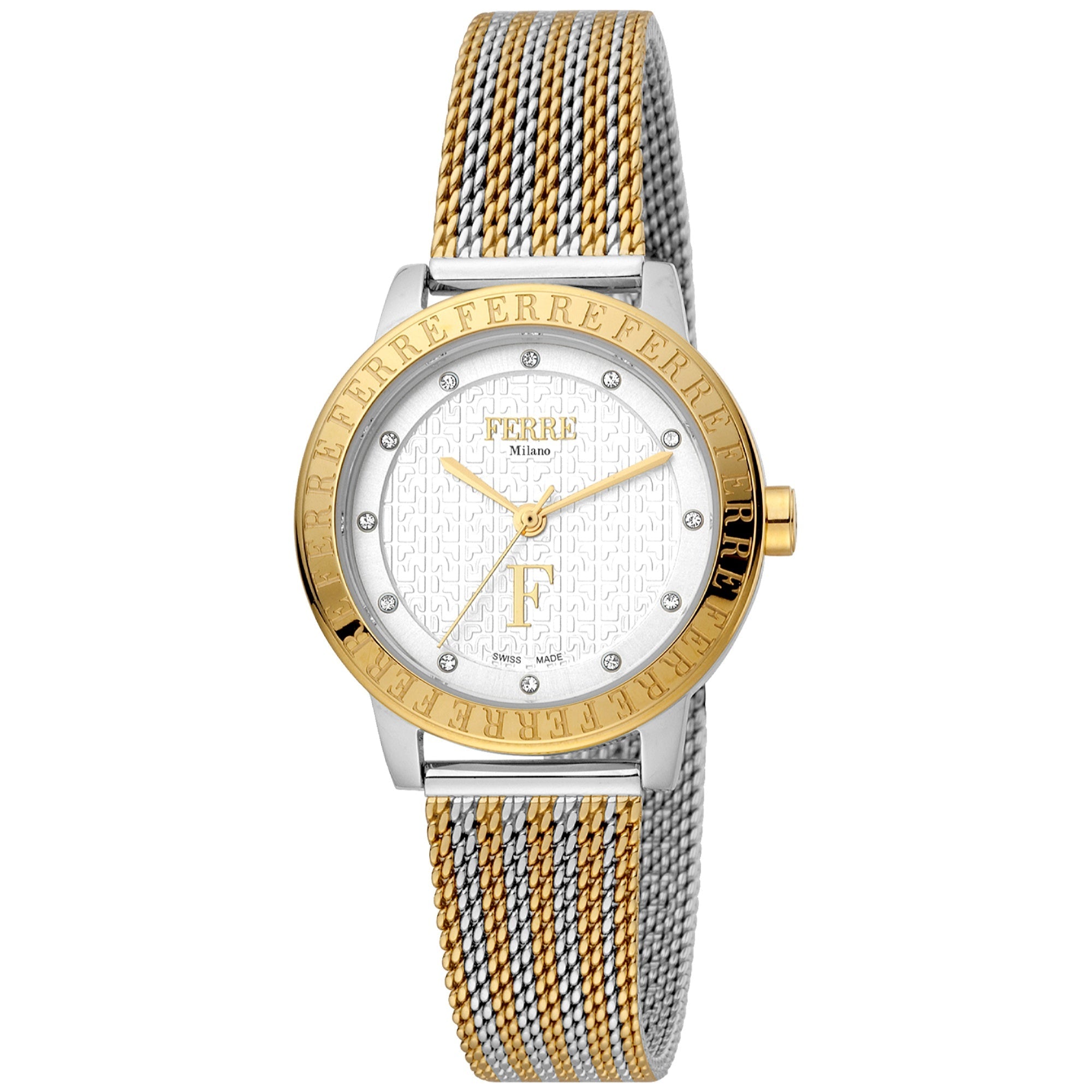 Ferre Milano Quartz Classic White Dial Women's Watch FM1L174M0071