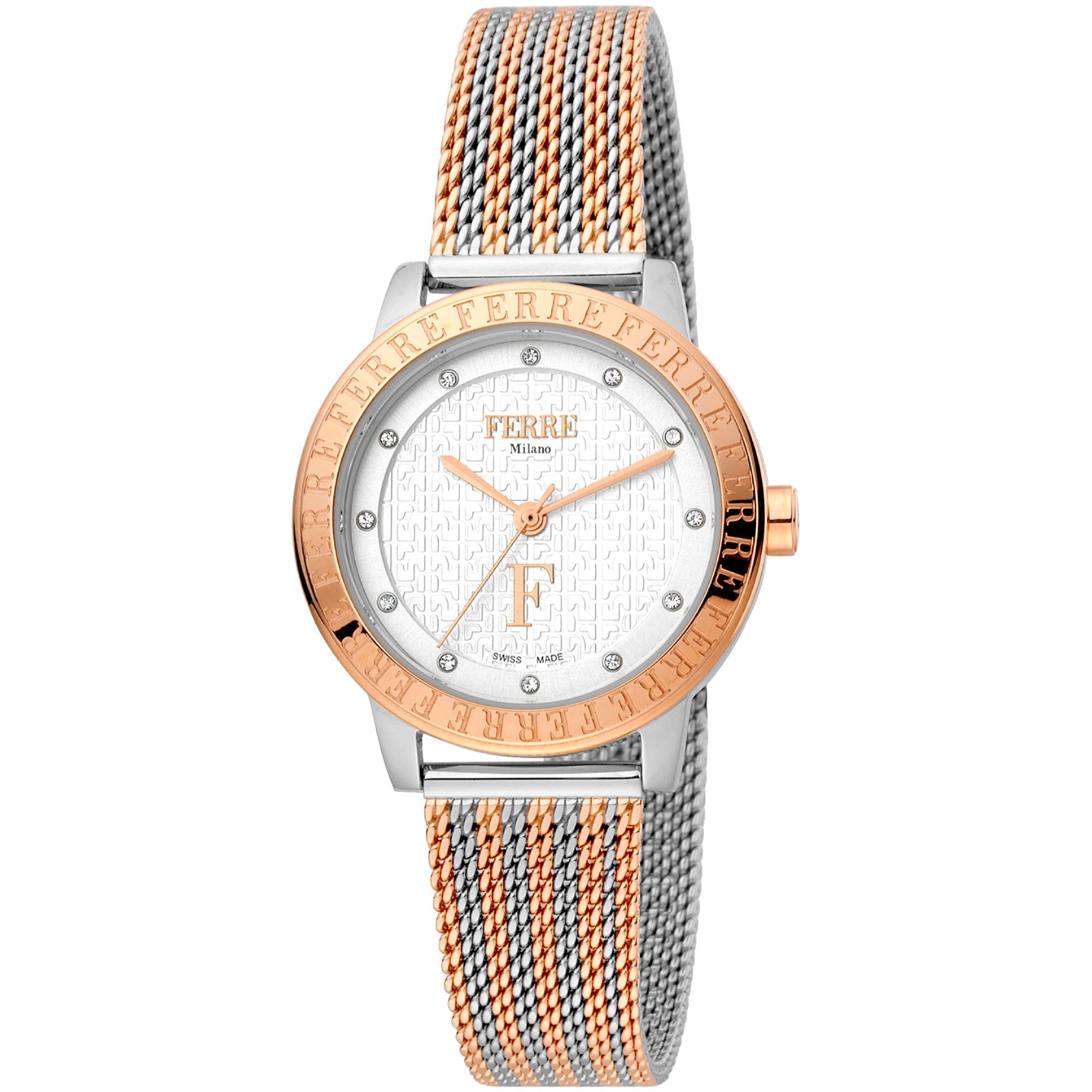 Ferre Milano Quartz Classic White Dial Women's Watch FM1L174M0091