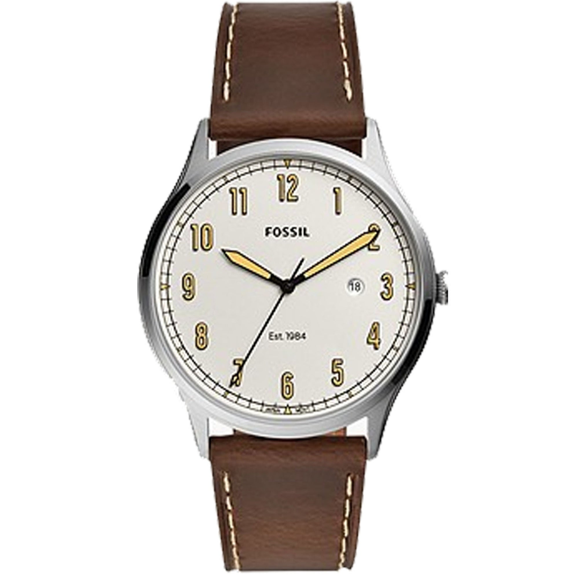 Fossil Quartz Forrester Cream Dial Men's Watch FS5589