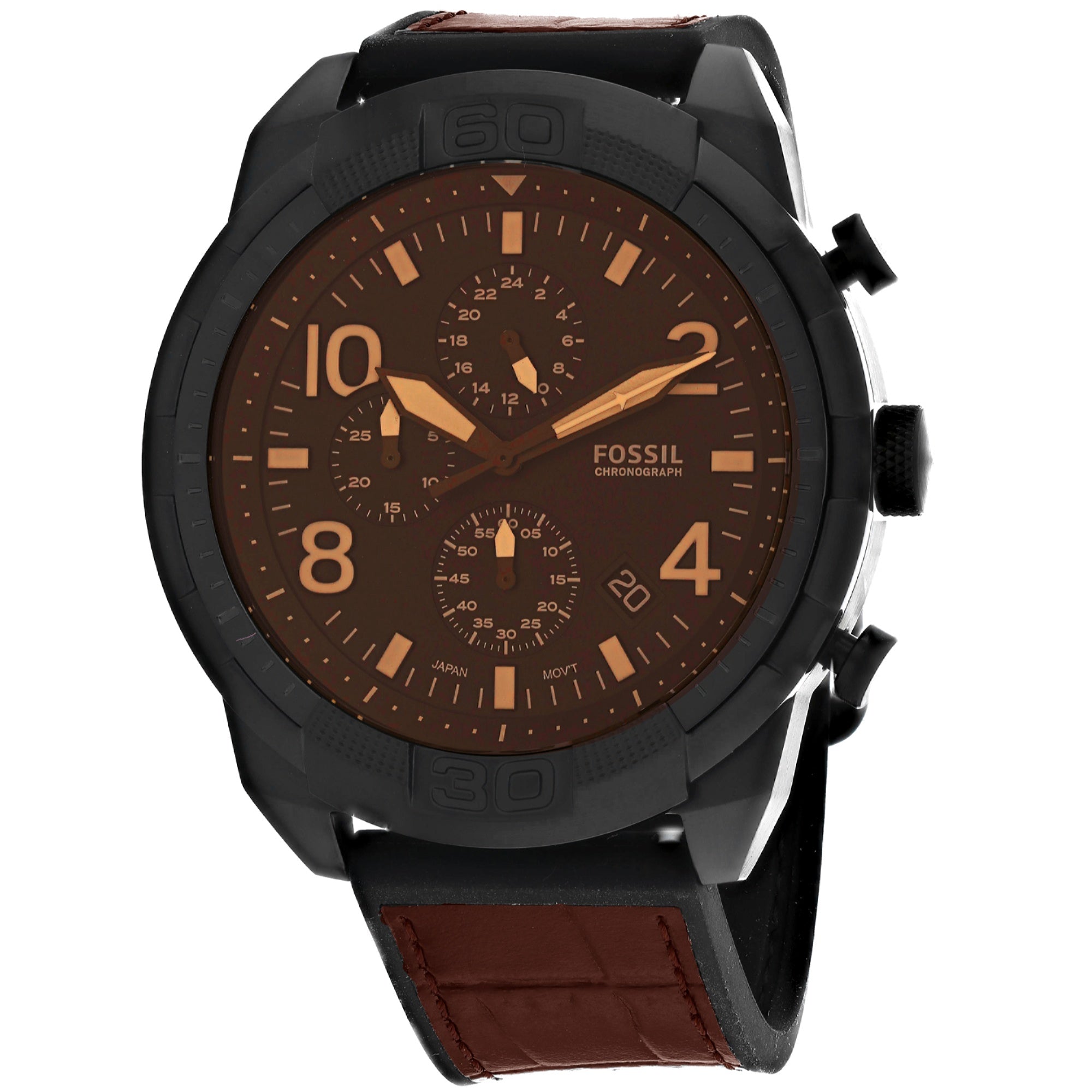 Fossil Quartz Bronson Brown Dial Men's Watch FS5713