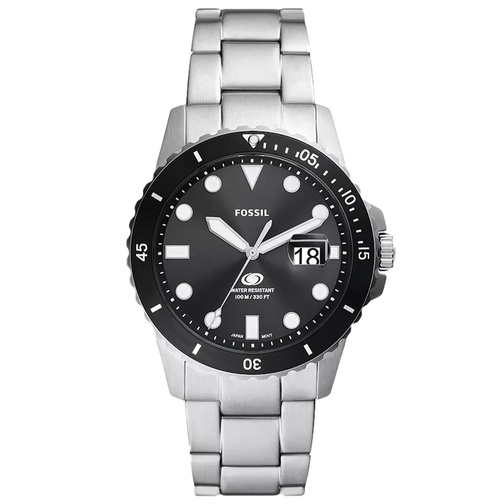 Fossil Quartz Dive Black Dial Men's Watch FS6032