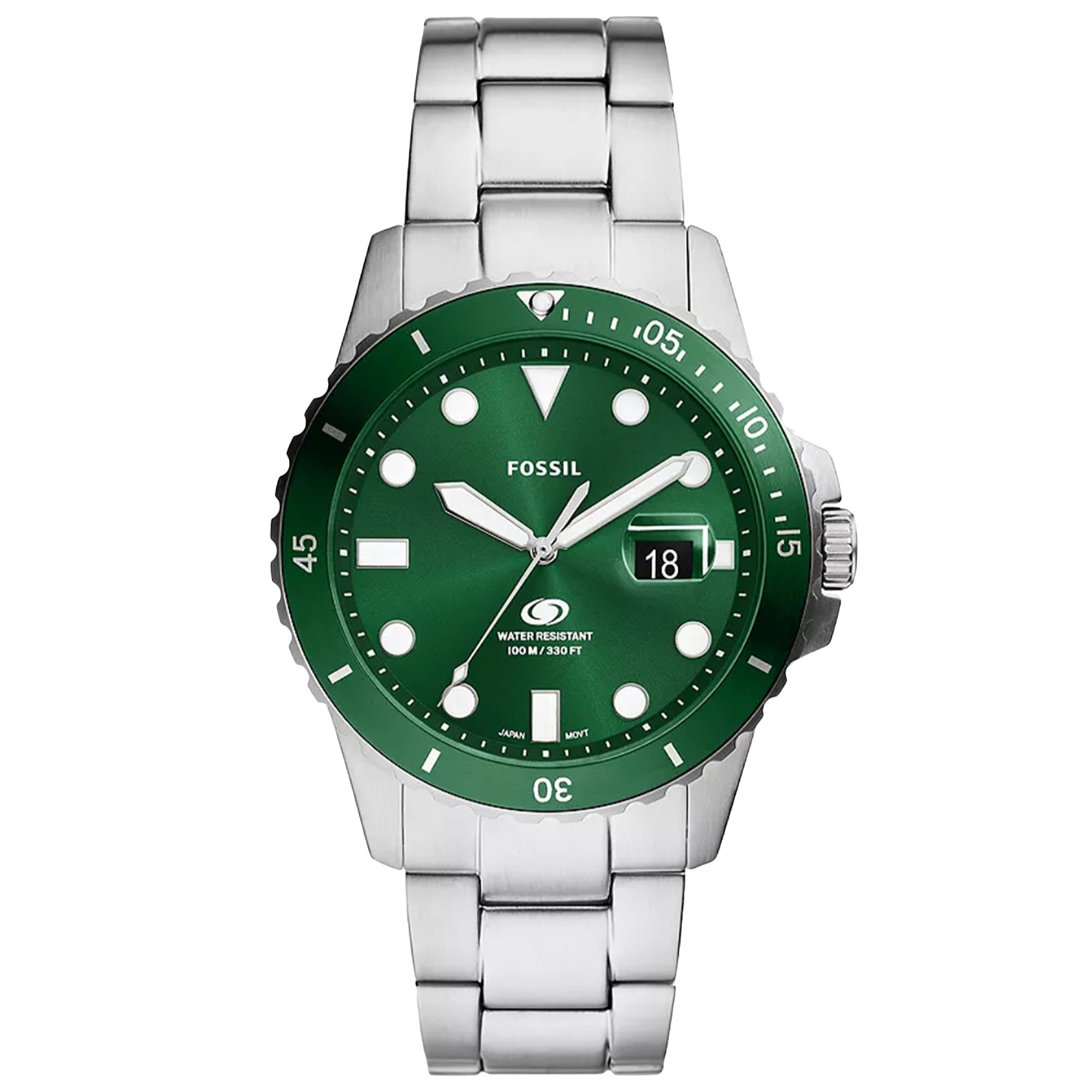Fossil Quartz Dive Green Dial Men's Watch FS6033